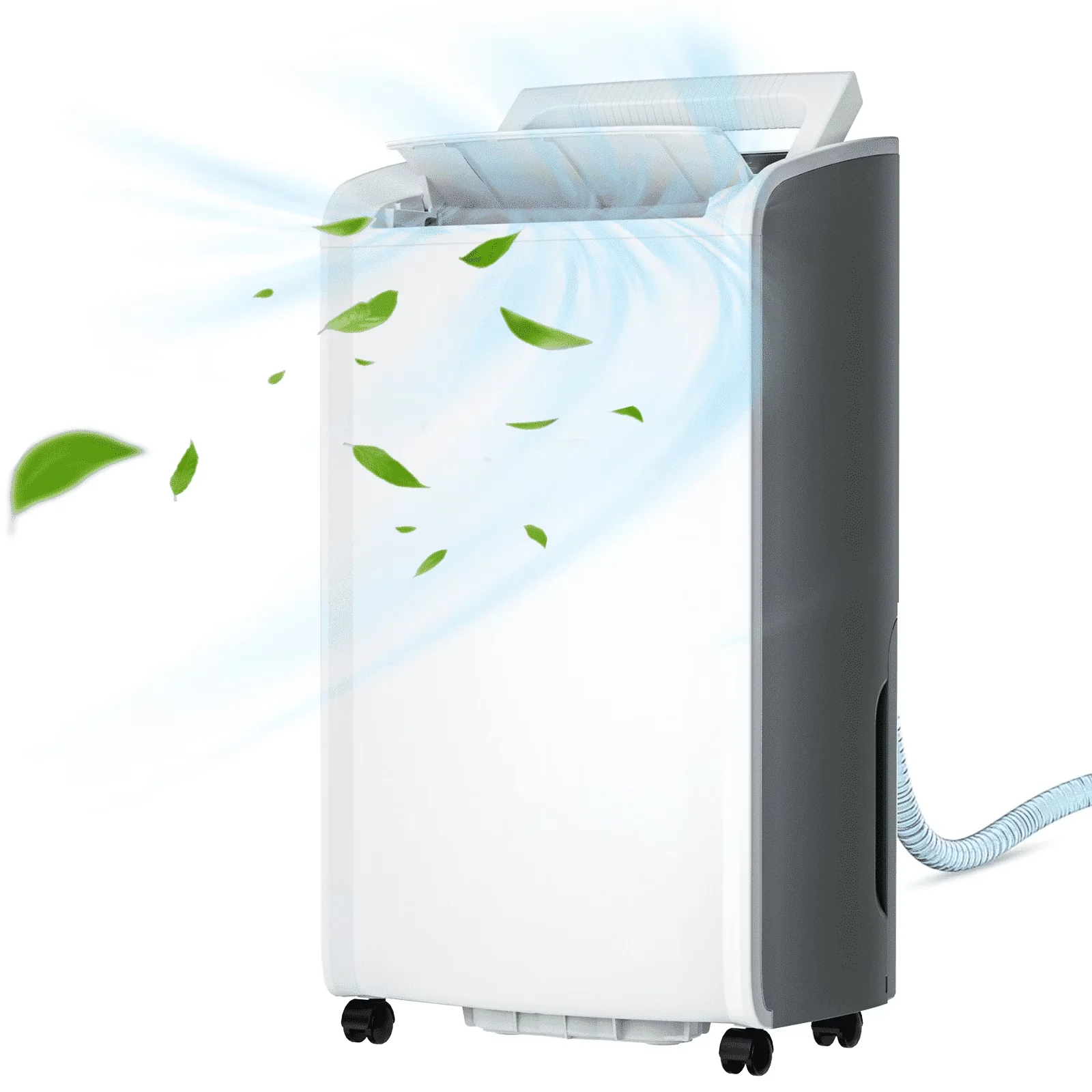 Modern Dehumidifier with Automatic Shut-Off, Adjustable Humidistat, 70 Pints - White Model AFC813