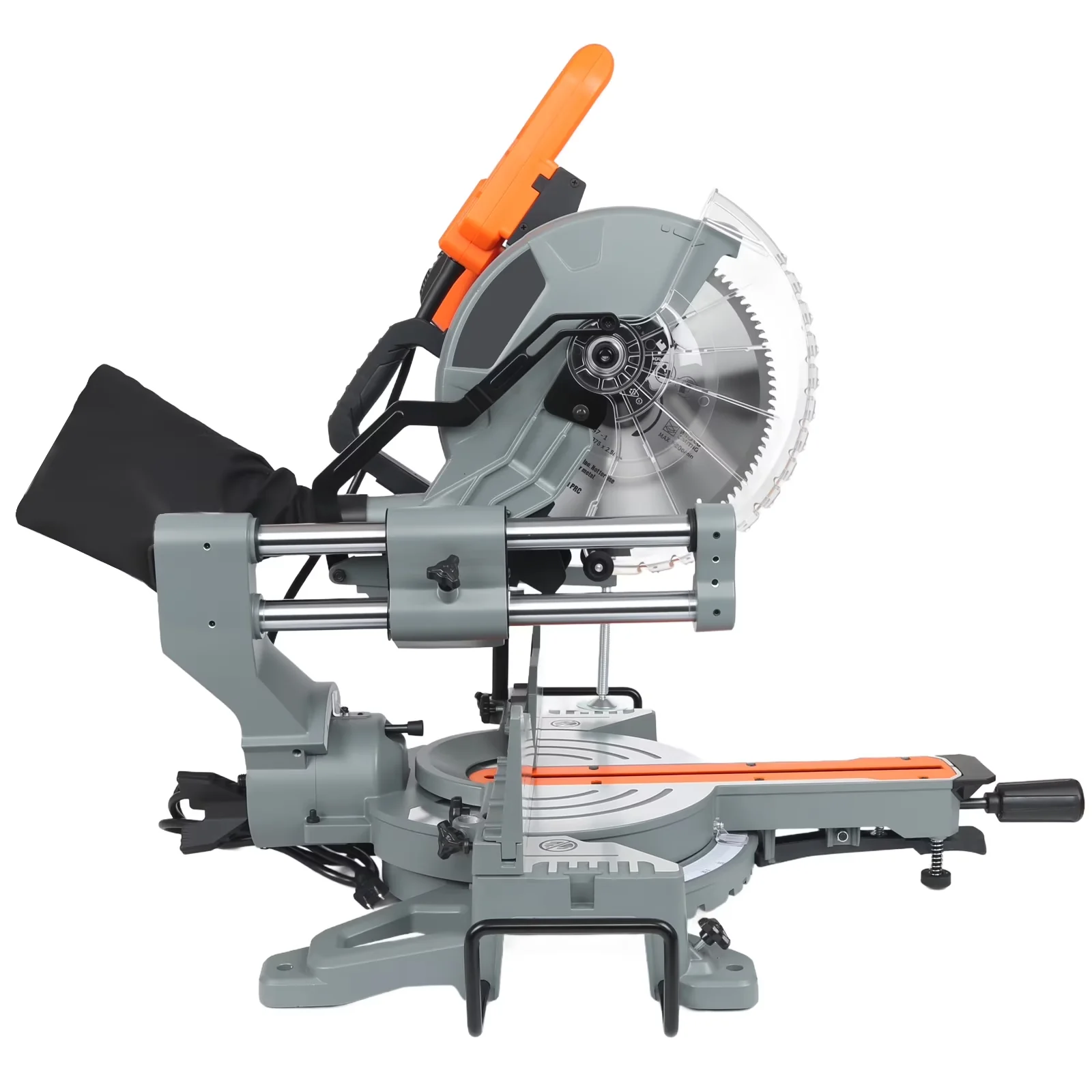 Modern Power Saw with LED, Adjustable, Corded 15 Amp Miter - 10 - Contemporary Style Model 5AF35F