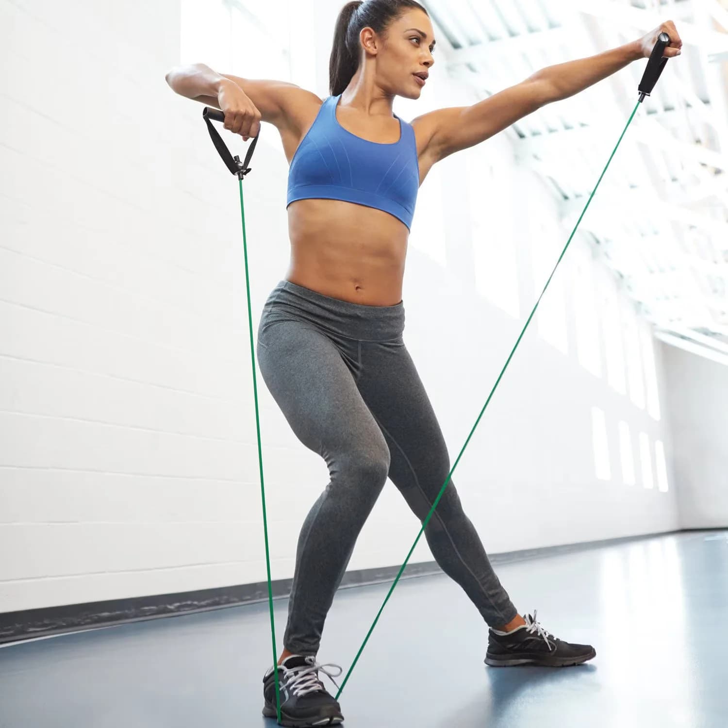 Home Gym Efficient with Light), Xertube (Green - Nylon, Rubber, Pvc Green Model E0F8DB