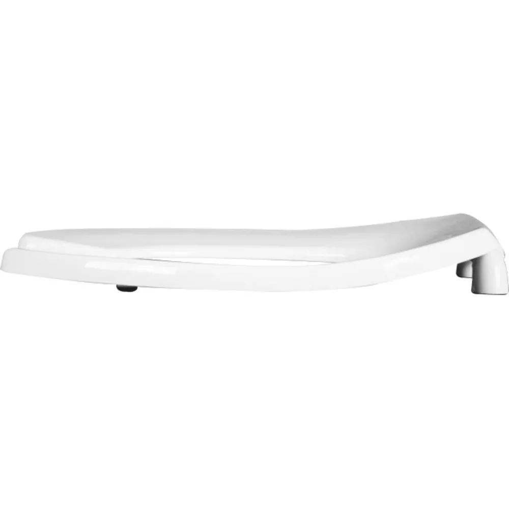 Versatile Toilet Seats And Lid with Antimicrobial, Material: Plastic - White Plastic Model FBABCF