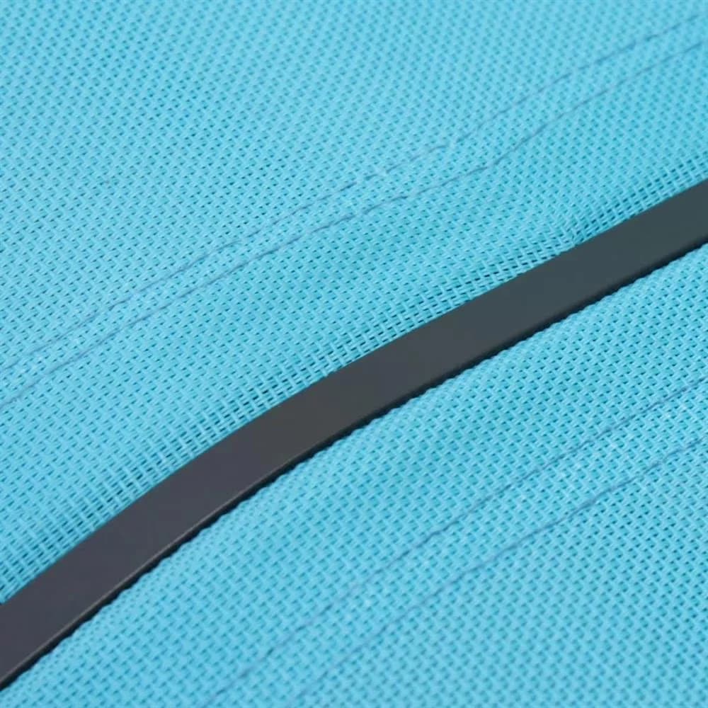 Essential Patio Chair with Rocking, Powder Coated Steel Frame for Longevity - Blue Alloy Steel for Garden Model F44F0B