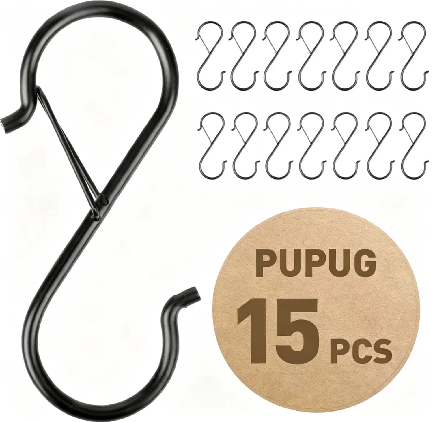 Fastener Durable with Easy-To-Use, Adjustable, Reusable - Metal Black 49 Model 104C92