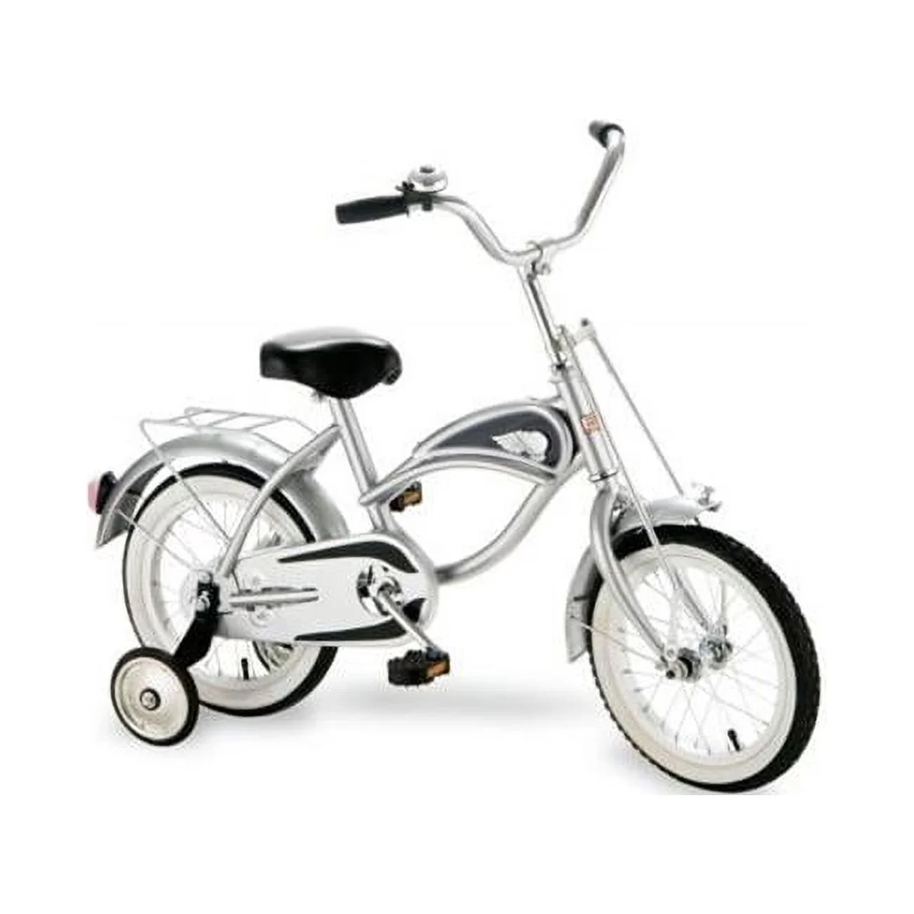 Versatile Kids Bike with Adjustable Seat Height, Adjustable Handlebar Height - Silver Model D07384