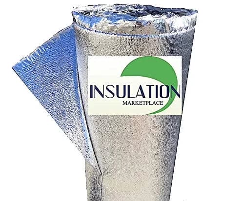 Classic Building Material with Insulated, 3mm 48"x10ft Reflective Insulation roll, Thermal Insulation Shield - Silver Metal Model D0EE93