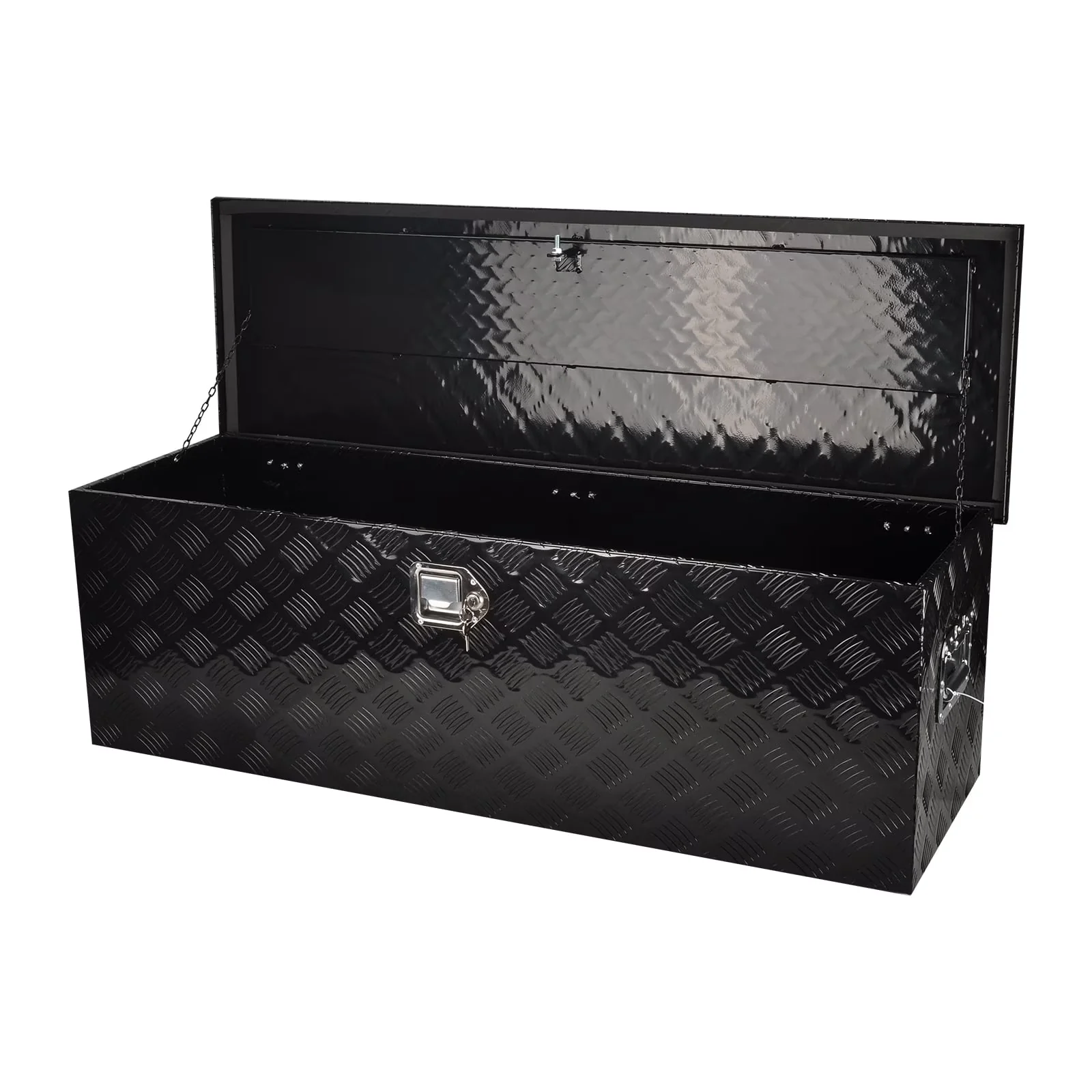 Essential Garage Storage Supply with Lockable, Specifications: - Black Aluminum Model 382136