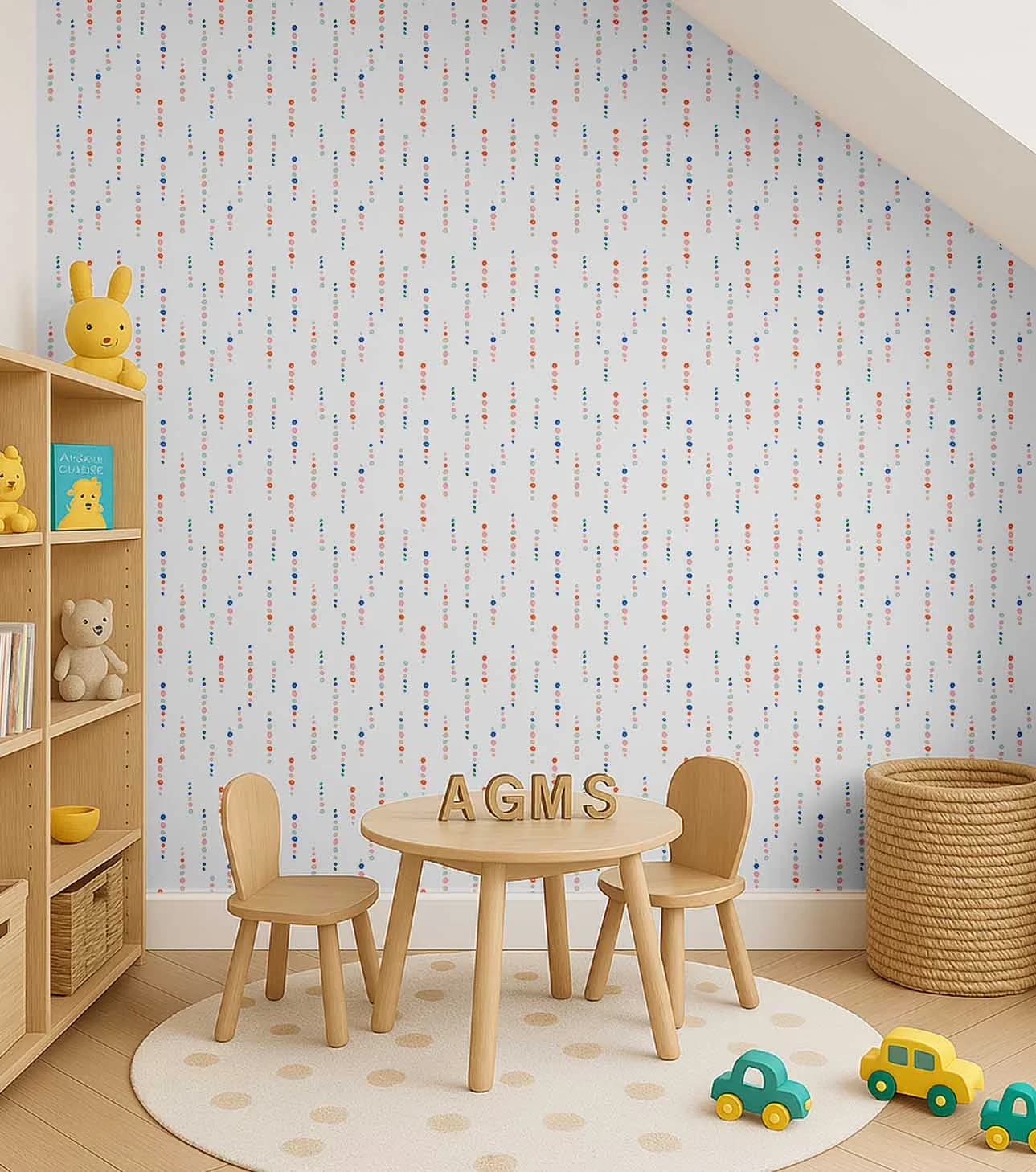 Premium Wallpaper Wall Decals Wall Covering with Removable, Peel & Stick, Instant Makeover Sticker - Vinyl White for Kids Room Model D41BFB