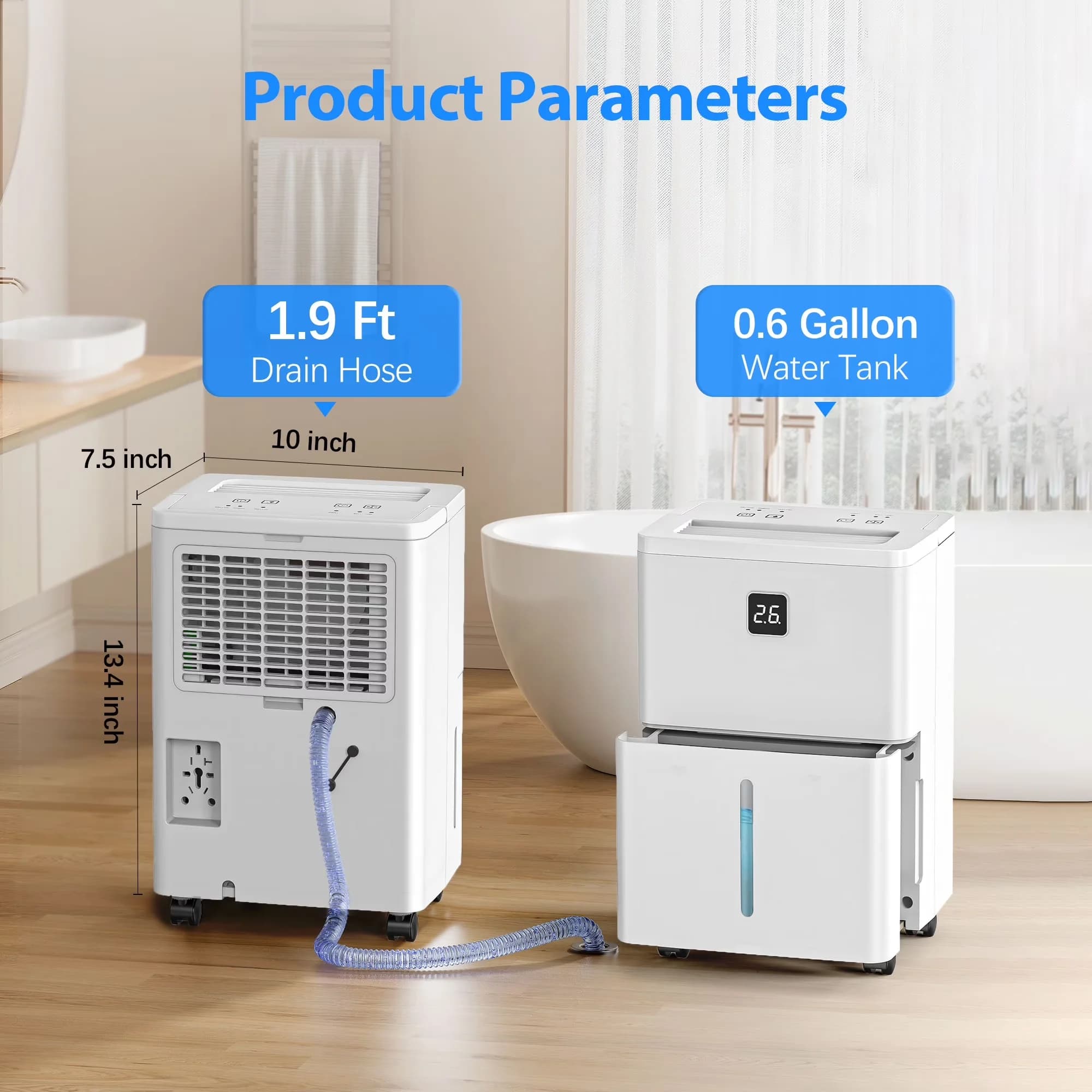 Dehumidifier Reliable with Energy Efficient, Fan Mode (air circulation) - White Model 9767F0