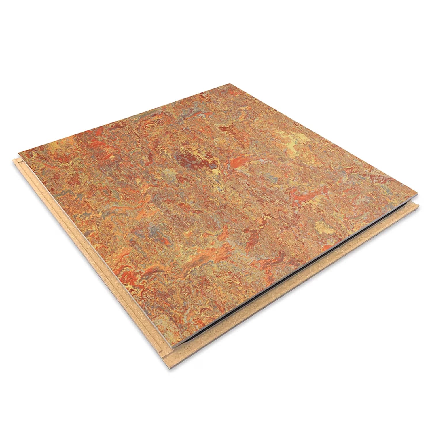 Durable Grey Vinyl Flooring Vinyl Plank Flooring with Non-Slip, Easy Installation - 11.81" x 11.81" Model DF034C