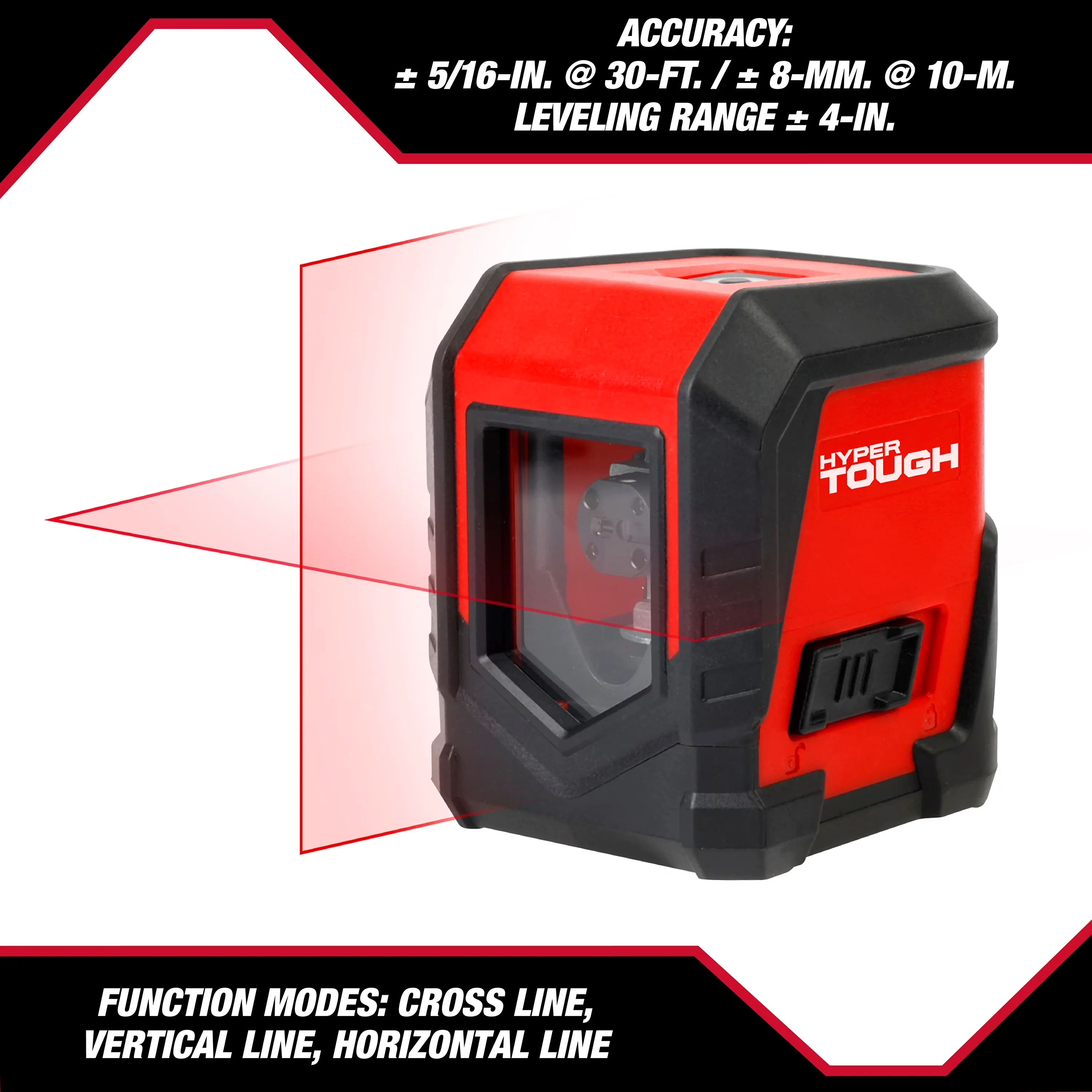 Measuring Layout Quality with Battery, Quick Measurement, Accurate Measurement - Red Steel, Plastic Model 8DCF91