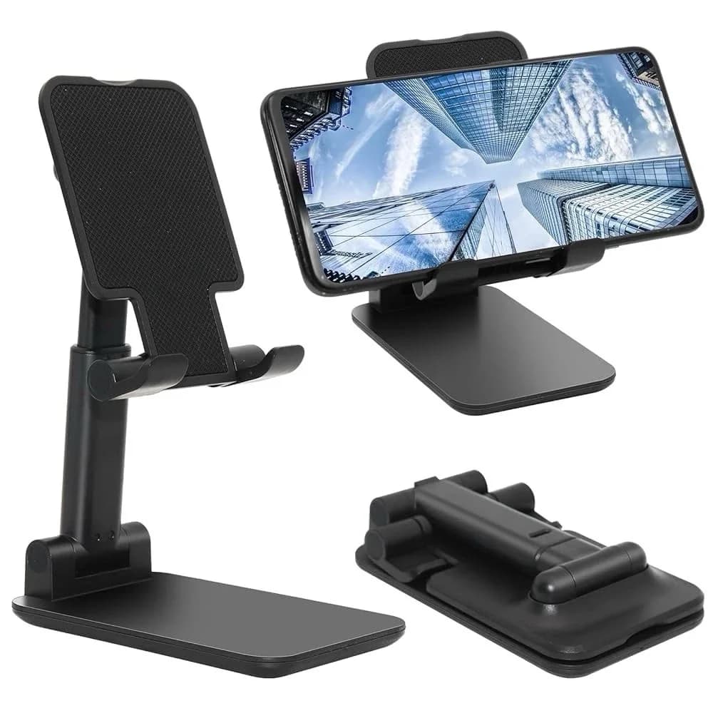 Home Gym Reliable with Adjustable Height, Folding Phone Stand, Adjustable Height & Angle - Model 11AF9F