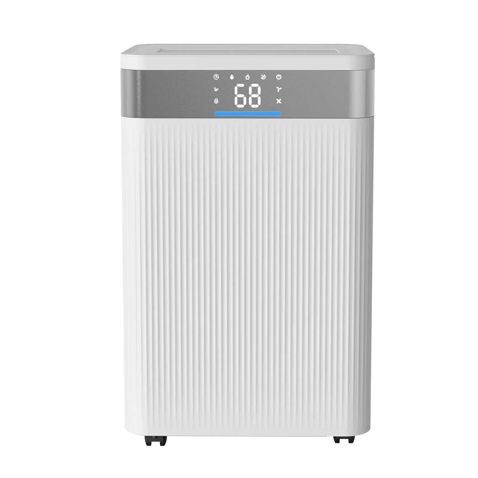 Durable Dehumidifier with Automatic Shut-Off, Adjustable Humidistat, 52-Pint for Home, Commercial - Model BDDC21