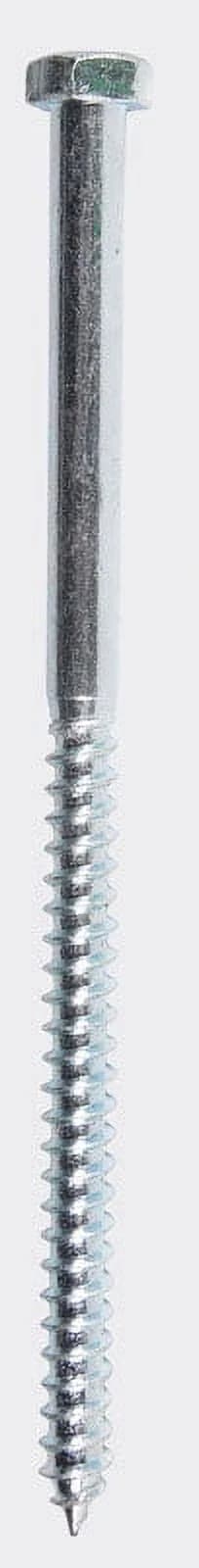 Innovative Fastener with Rust Resistant, One (1) C-Pak per sellable unit, 3/8" Zinc-Plated Steel Hex Lag Screw - Steel Silver Model BF8B0A