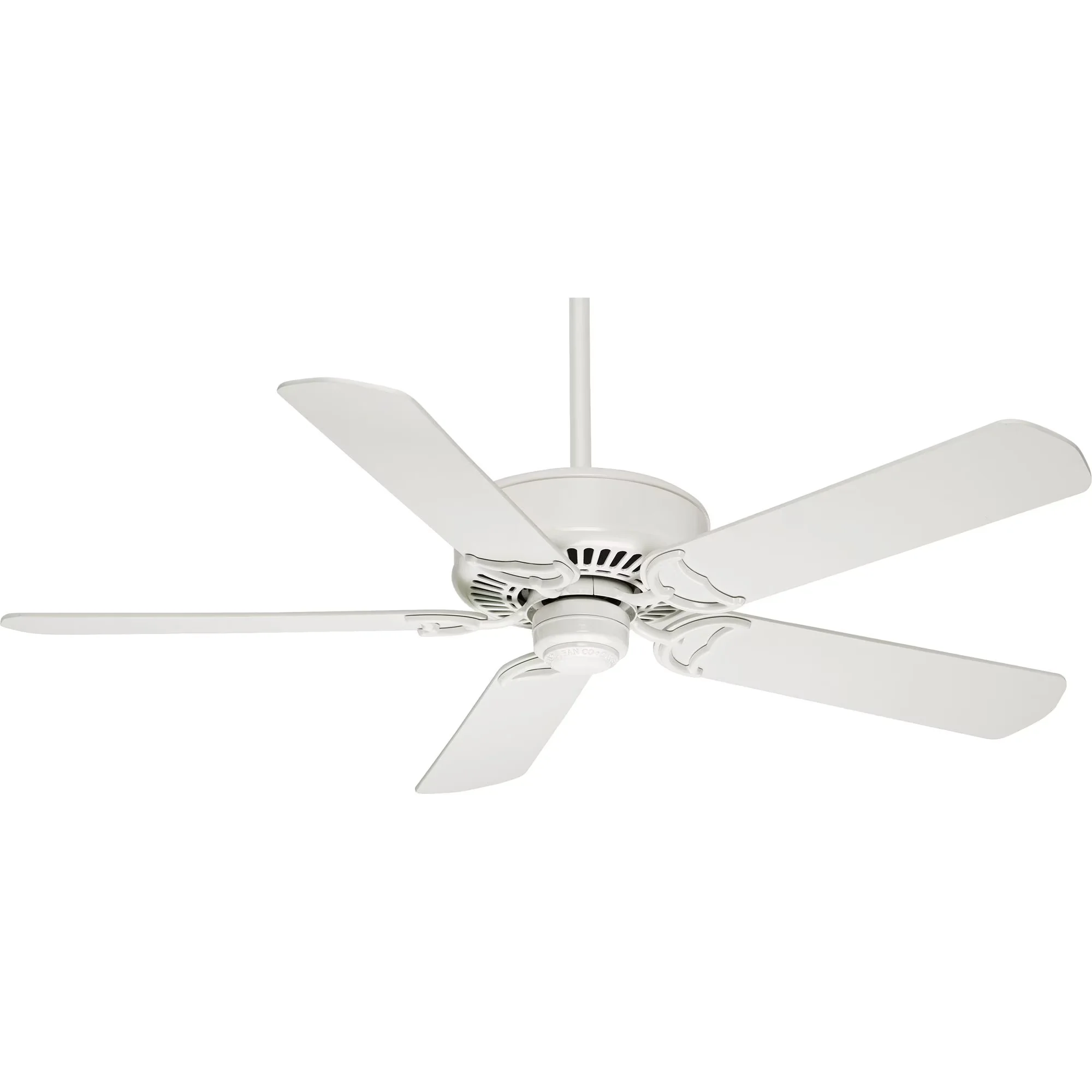 Sleek Ceiling Fan with Rustic/Lodge, Energy Efficient, Mpn: 59510 - White No Shade Model 6FD742