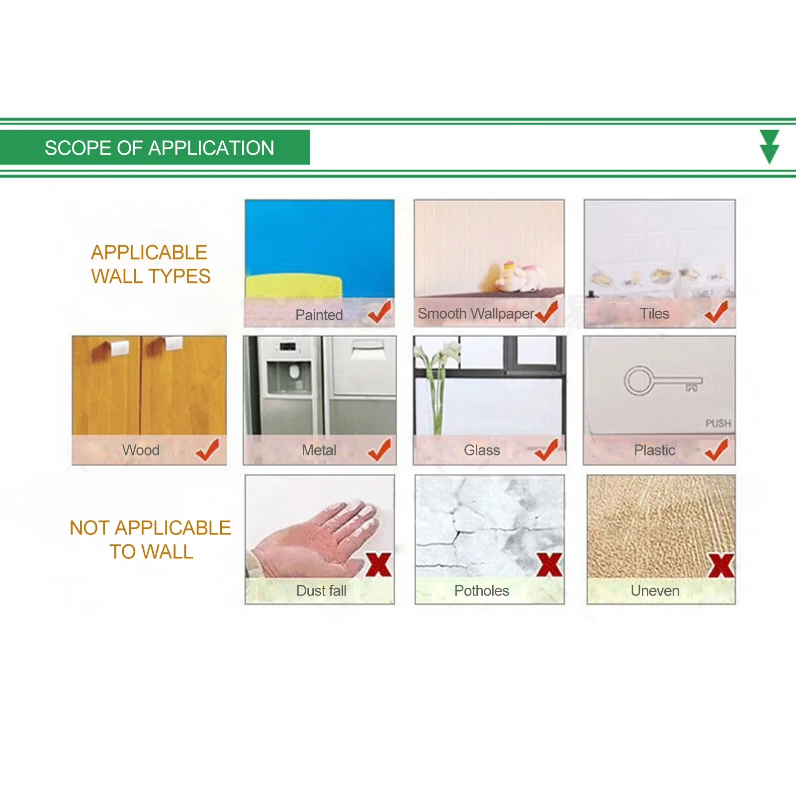 Premium Wallpaper Wall Decals Wall Covering - Pvc Multicolor Door - Space-Saving Design Model BD3C97