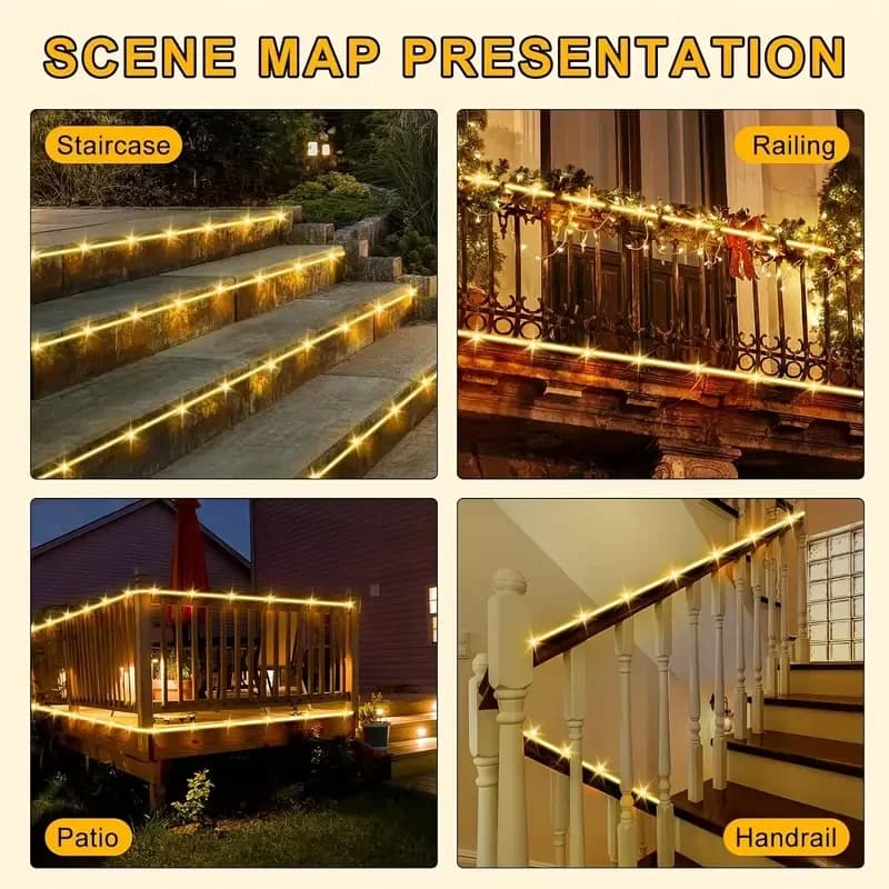 Led Lighting Compact with LED, Solar, Waterproof - Premium Collection Model 95461B