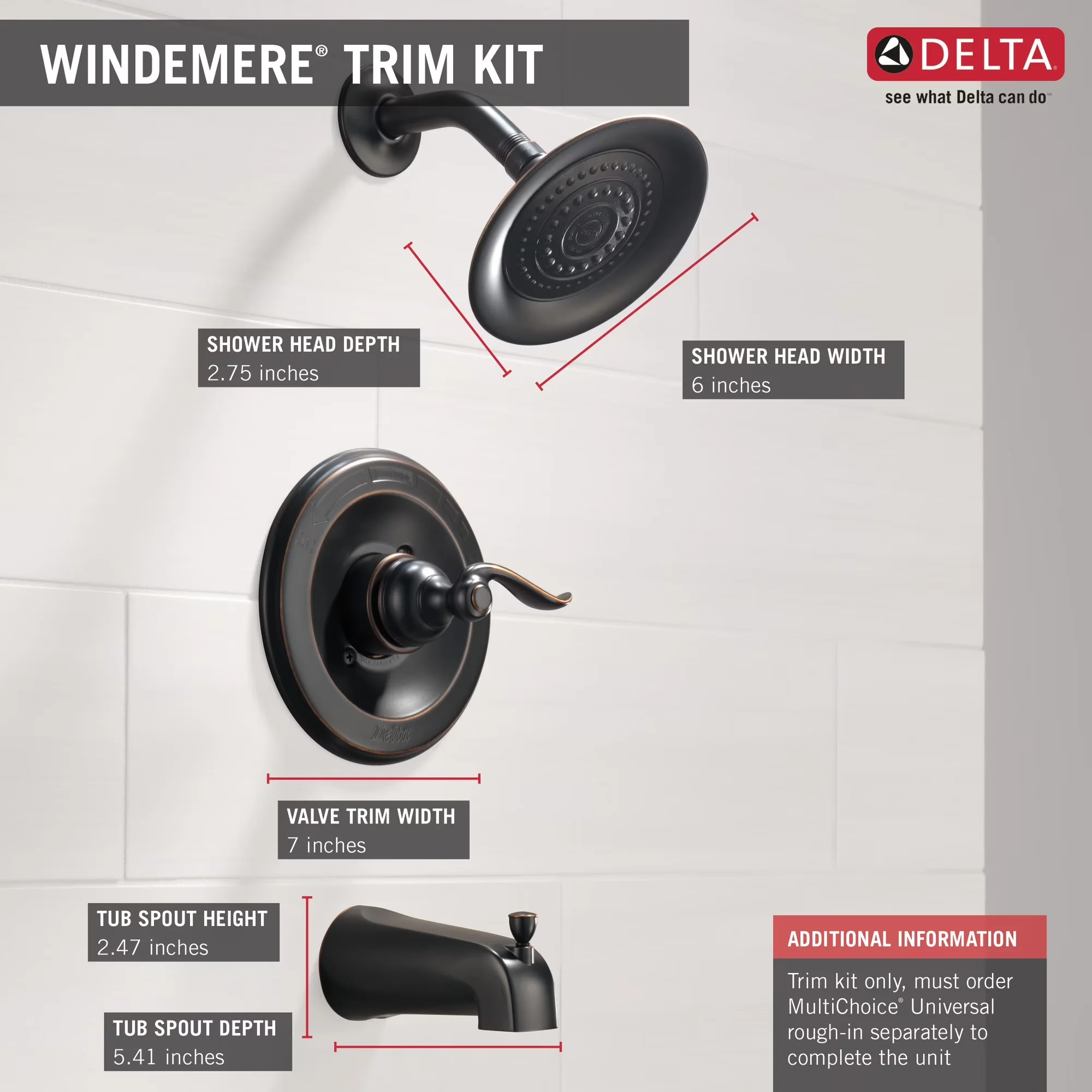 Shower Head Quality - Bronze Brass BT14496-OB - Traditional Style Model E0B4D4