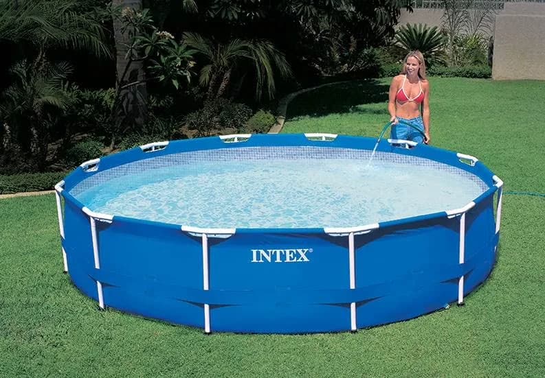 Classic Above Ground Pool - Blue 12ft - Industrial Grade Model 834EBD