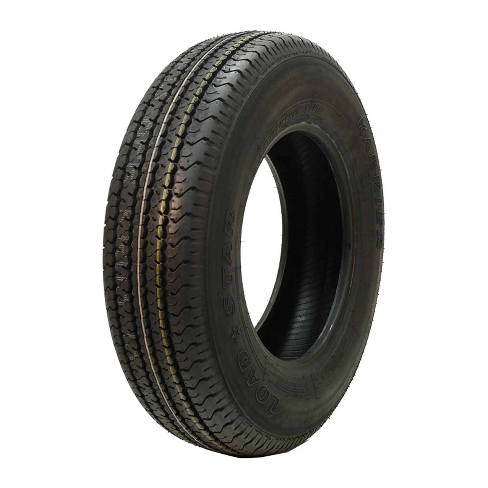 Trailer Tire Compact with Fits Multiple Makes And Models, Karrier ST205/75R15 D - Model 0B423E