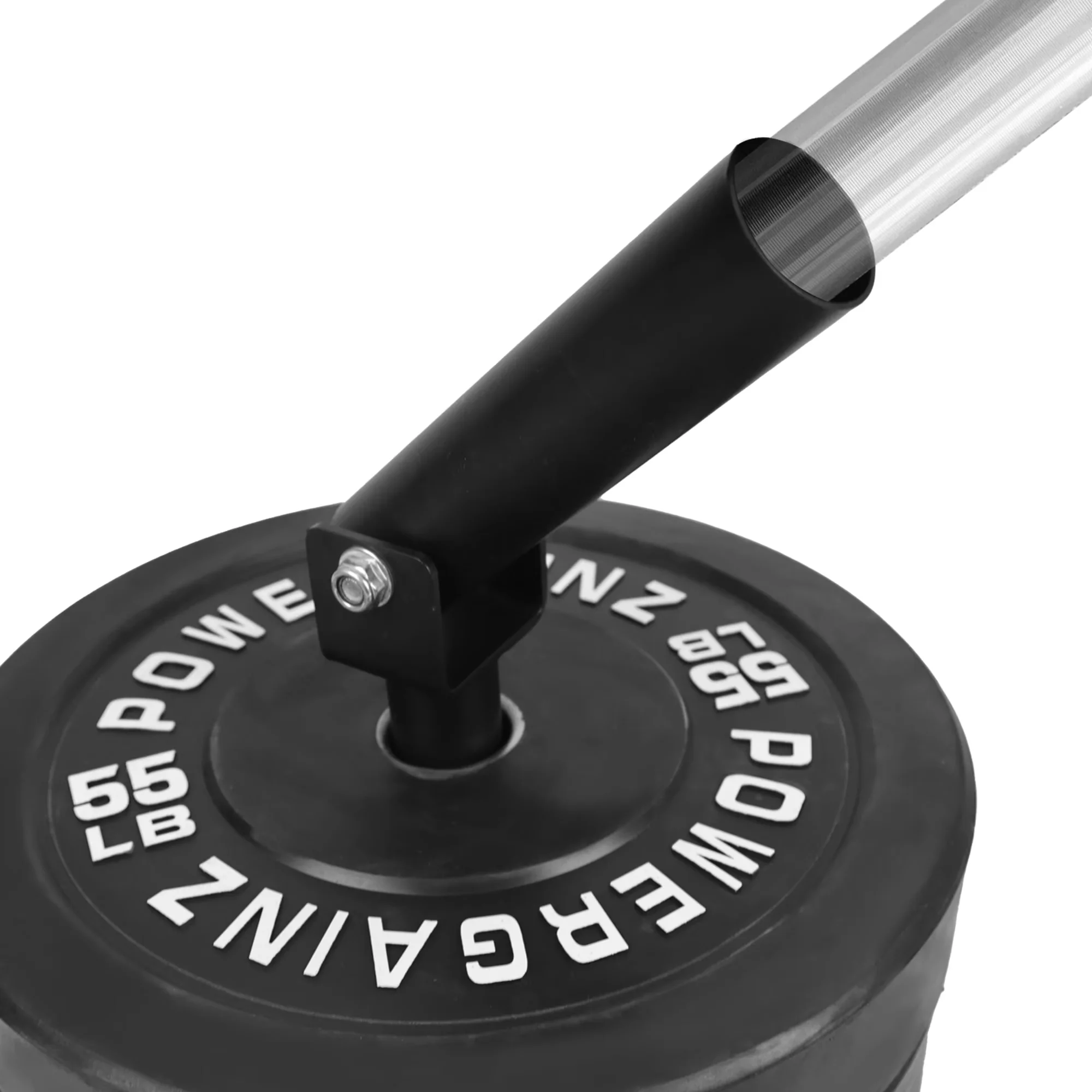 Premium Home Gym Accessory with T-Bar Row Platform - Black Iron - Sleek Profile Model 96C1BD