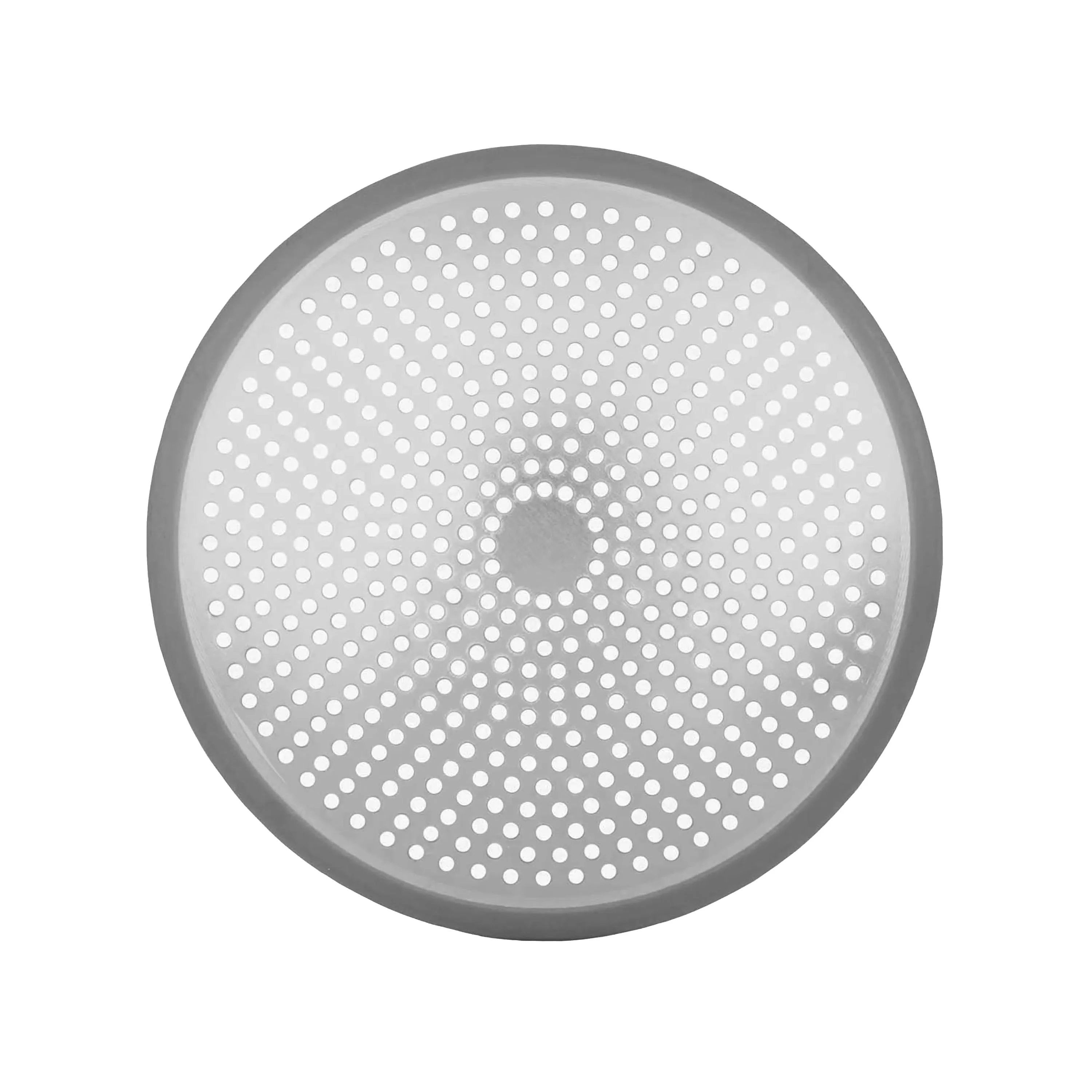 Sleek Bathroom Renovation with Hair Trap, Silver & Gray - Aluminum Silver Model 849DFF