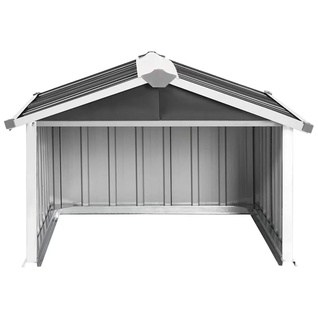 Innovative Shed with Uv Resistant, Waterproof, Color: Anthracite - Black Steel Model D2B8DB