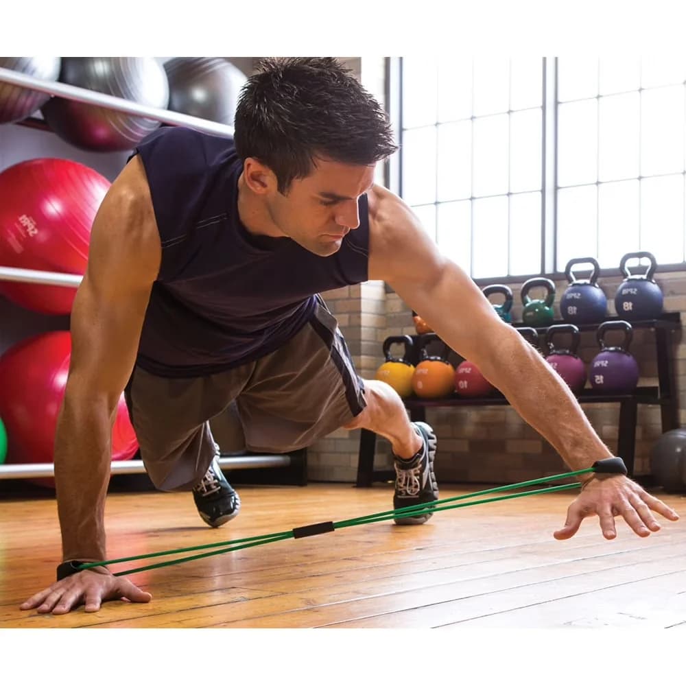 Sleek Home Gym Accessory with Ultra Toner, Light, Versatile and easy to use - Rubber Green Model D9845B