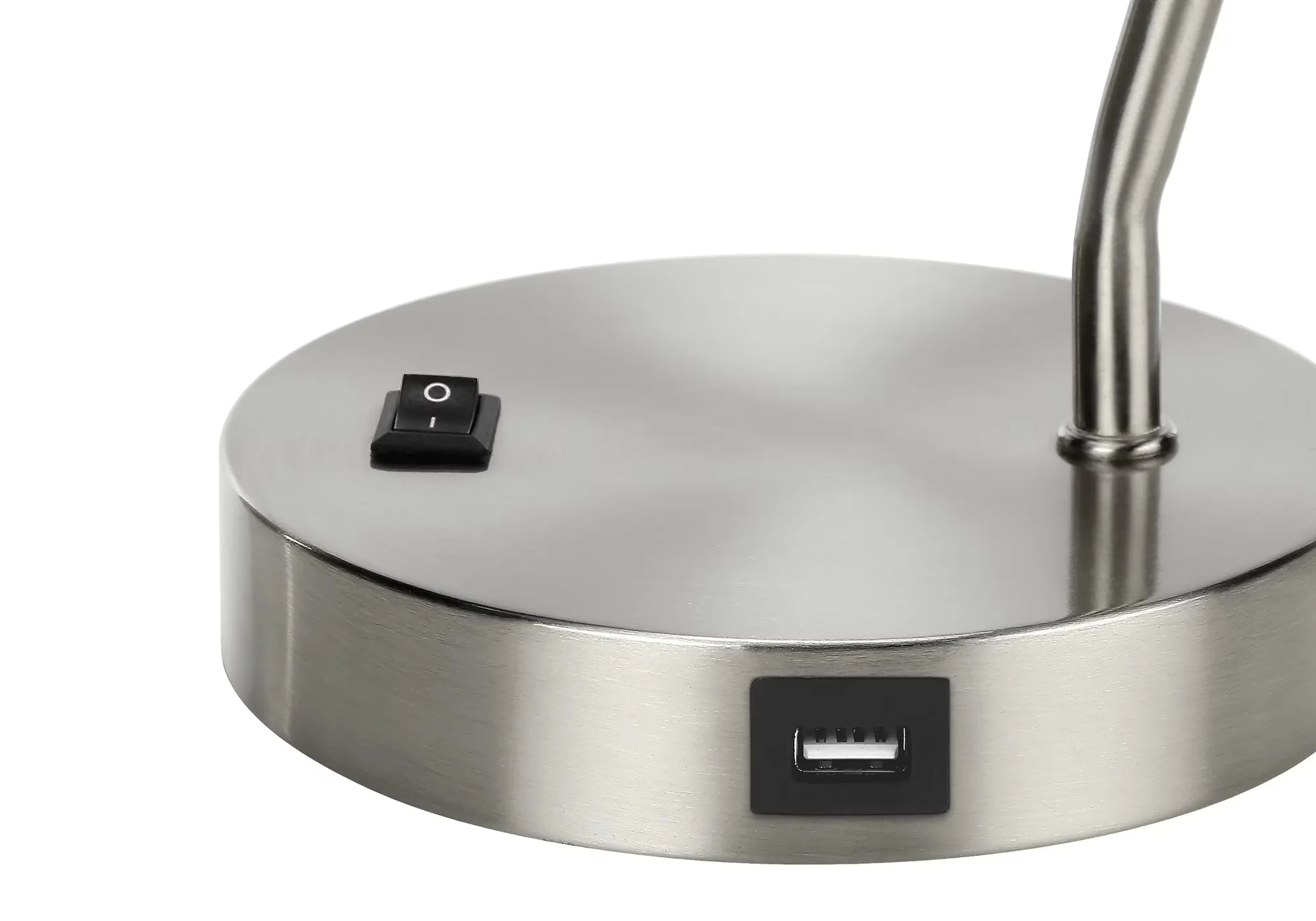 Modern Lamp with LED, Minimalist, Lighting Fixtures Lighting - Metal Silver Model BEDF66