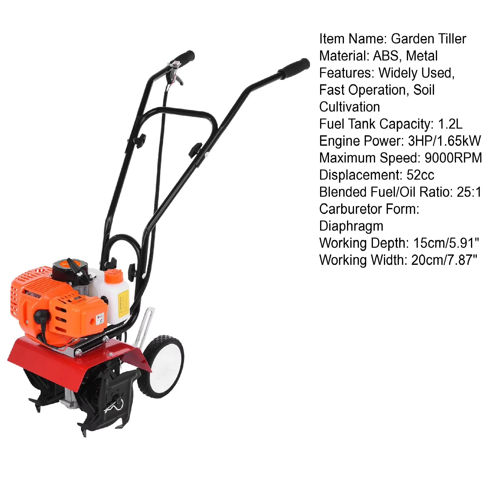 Trillers Cultivator Essential with Soil Cultivation, Garden Accessory - 9000RPM Model 5E2895