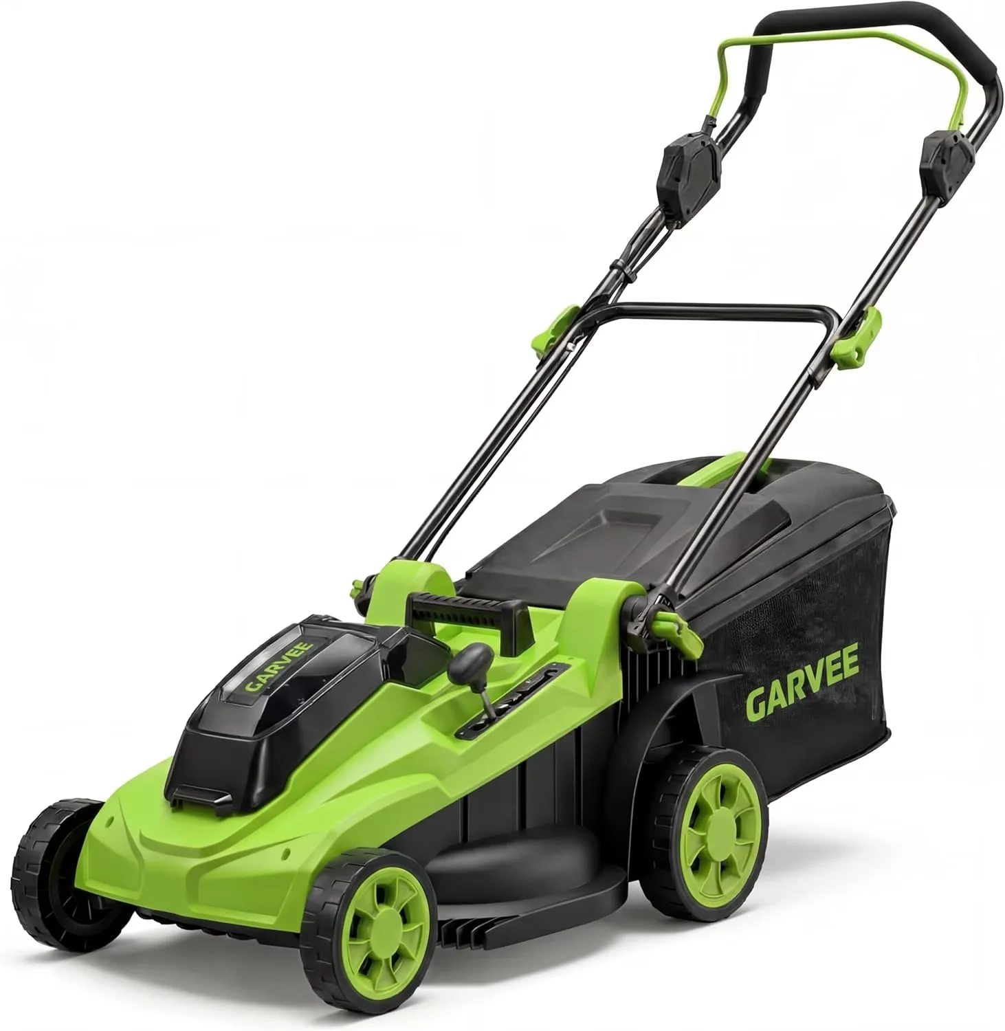 Premium Push Mower with 40V, Adjustable, Built - Black + Green - Universal Fit Model 87C1C6