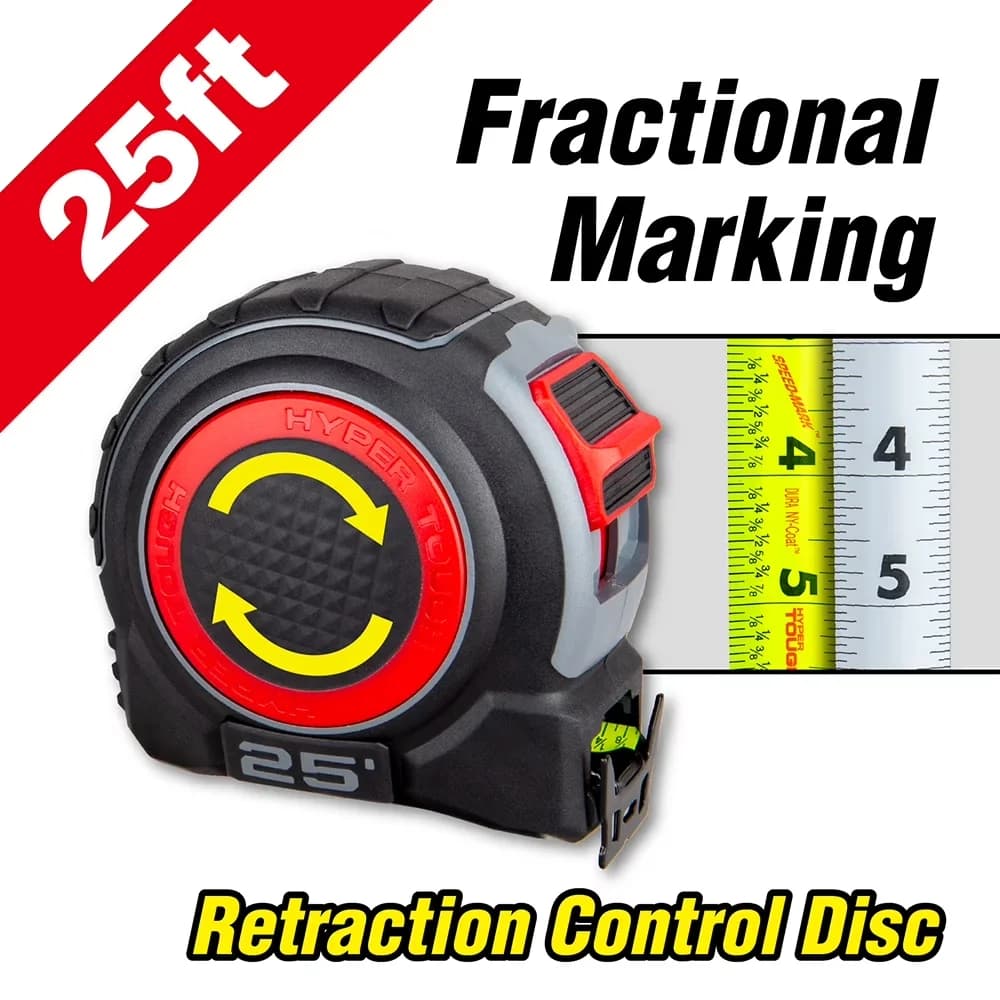 Durable Measuring Layout with Non-Slip, Lightweight, Quick Measurement - Gray High Carbon Steel Model 2F7795
