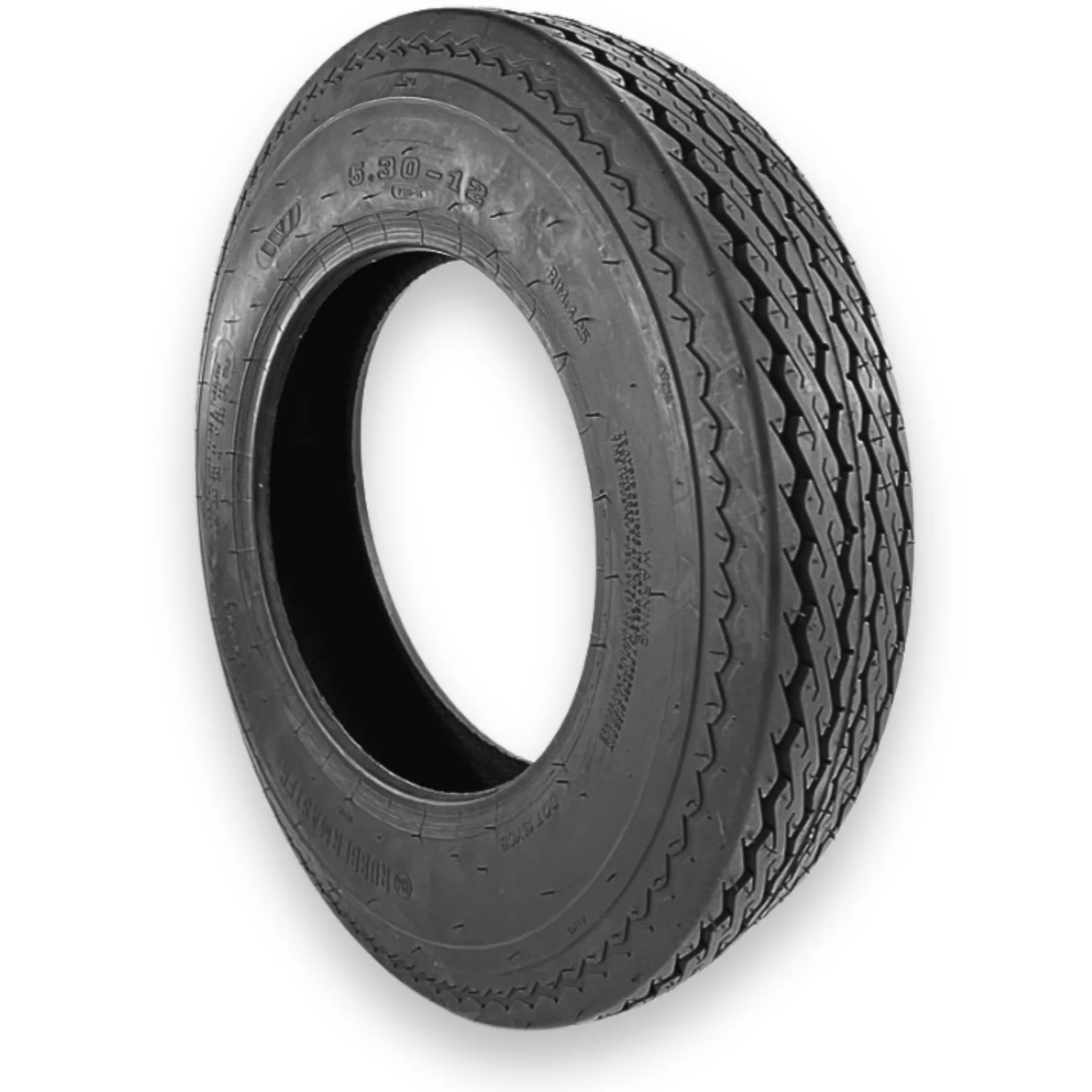 Efficient Motor Home And Rv Tire with Fits Multiple Makes And Models, 5.30-12 Highway Rib 6 Ply Tubeless - Model 26A140