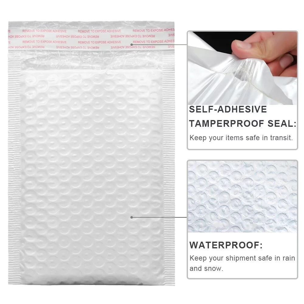 Reliable Moving with Specifications:, Type: Poly Bubble Mailers - White Model 9479D7
