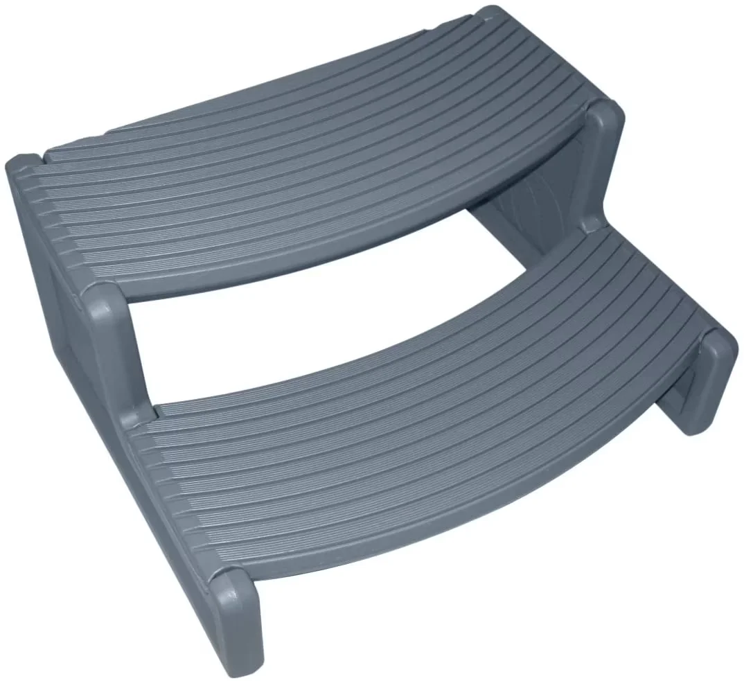 Sleek Ladders And Step Stool - Plastic Gray HS2 - Rustic Charm Model 4EB95C