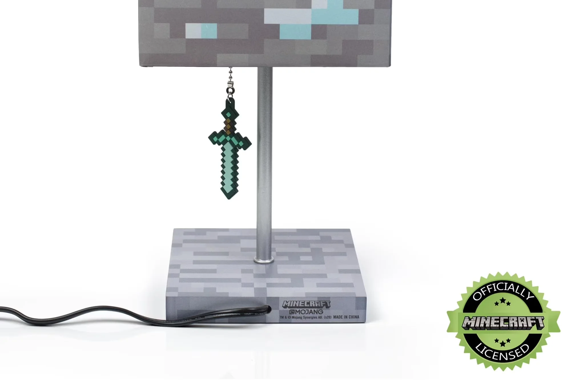 Sleek Desk Lamp with LED, Modern - Gray Plastic 14 for Daily Use Model 7F39F0