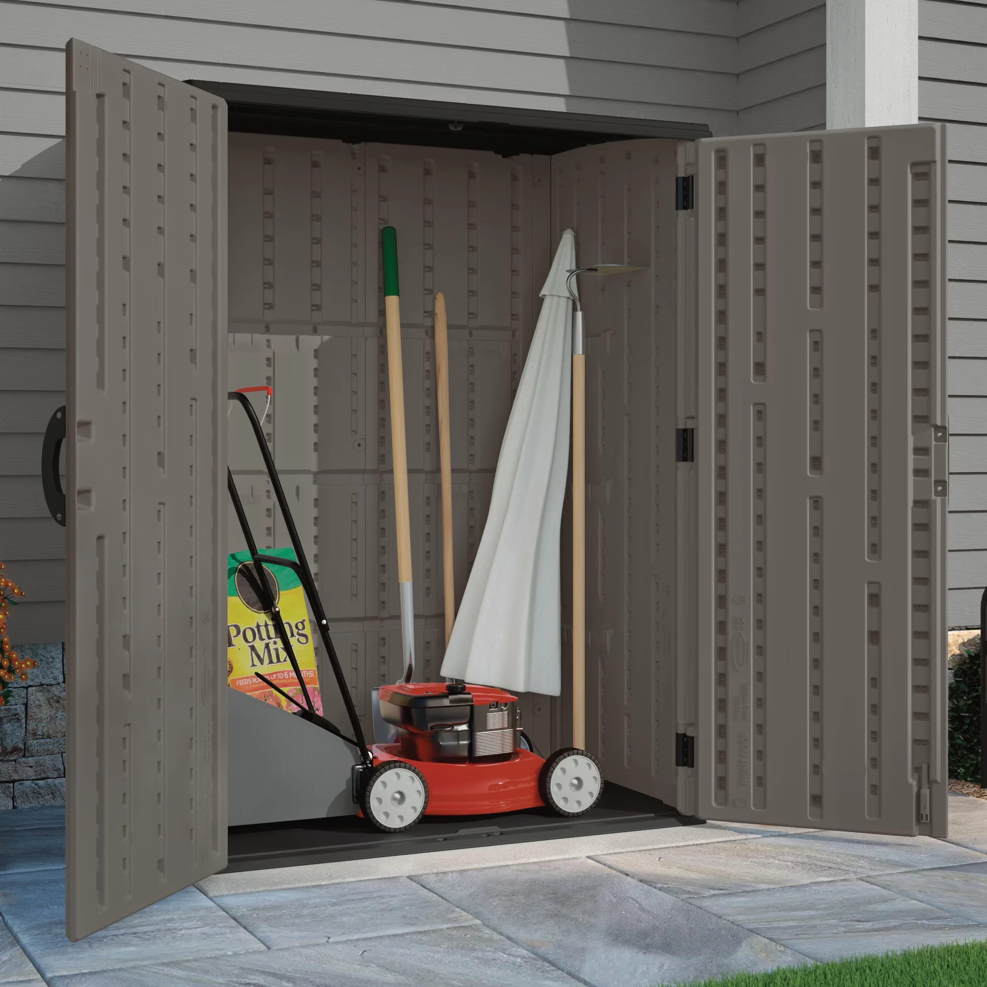 Reliable Shed with Waterproof - Resin 42 ft - Traditional Style Model C6614C