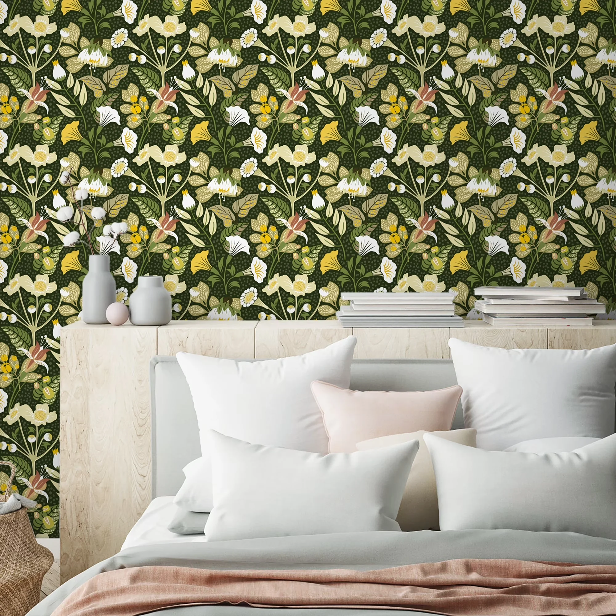 Compact Wallpaper with Waterproof, Material: Vinyl - Multicolor Pvc for Home Model 2DEFA0