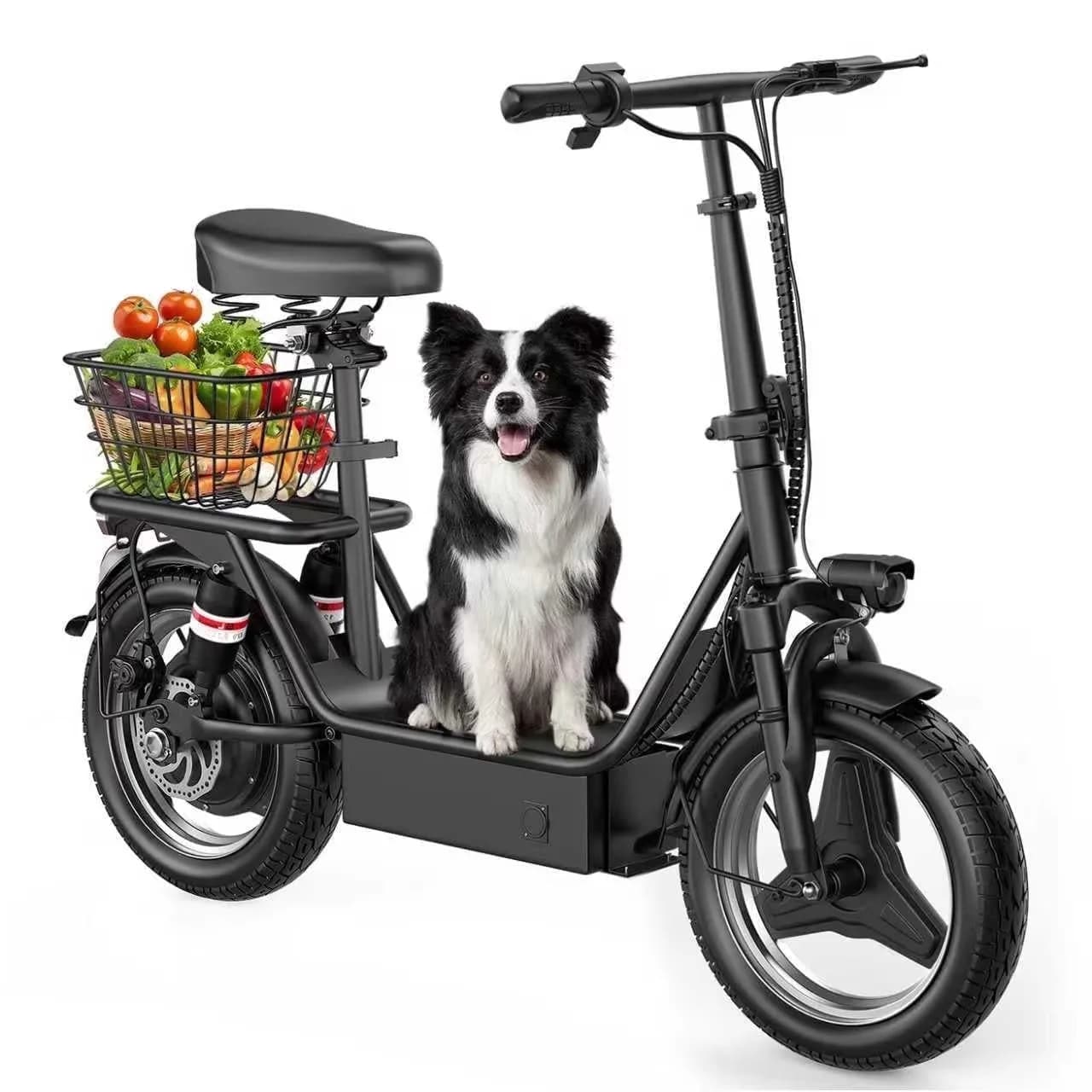 Versatile Scooter with 1200W, 48V, Seat - Alloy Steel for Travel K10 - Traditional Style Model A4F694