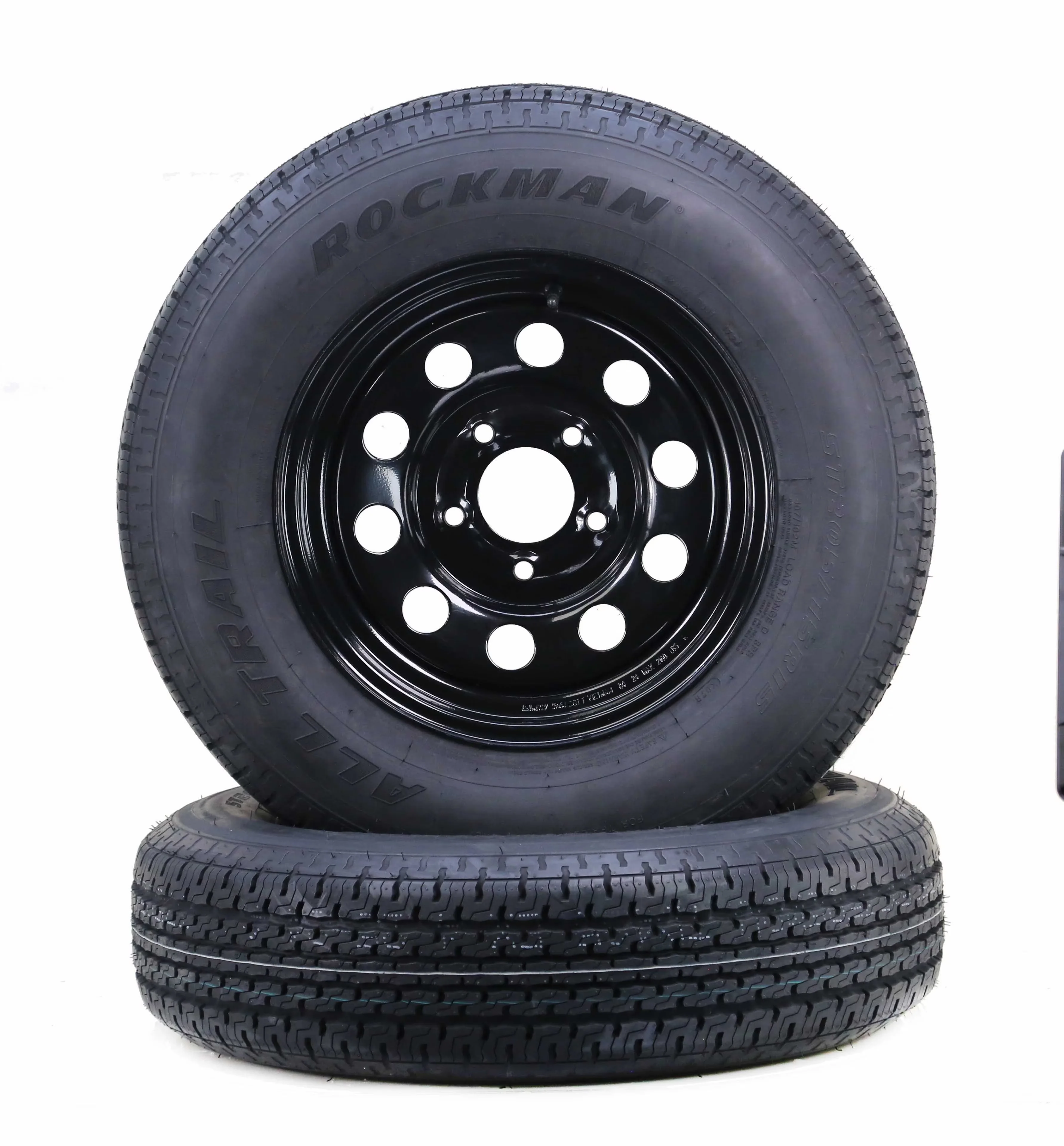 Reliable Trailer Tire with Durable Construction, SET 2 - ST205 - Contemporary Style Model 0D90CC