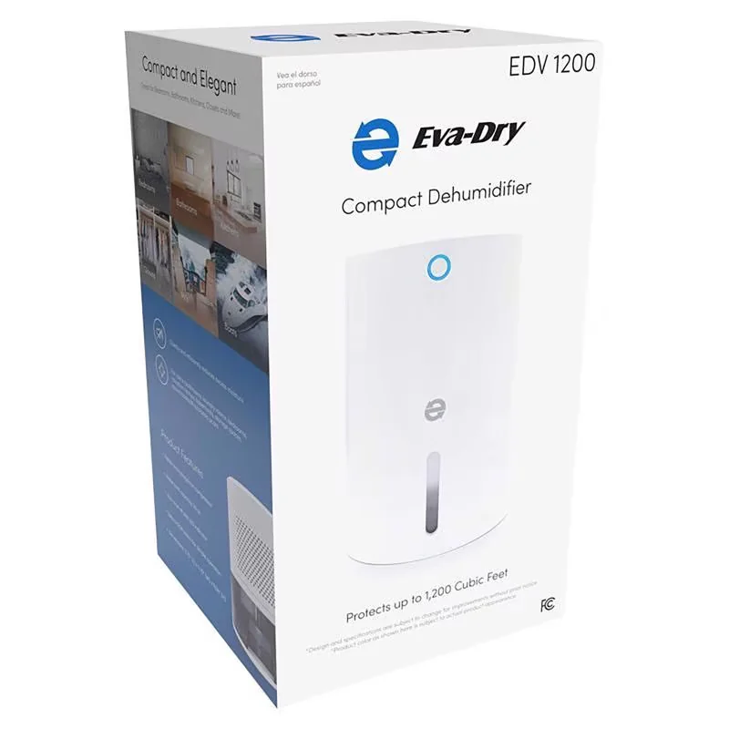Modern Dehumidifier with Energy Efficient, 1200 ft 30 oz Mini Electric, Deflates for easy storage - Model A3AF6D