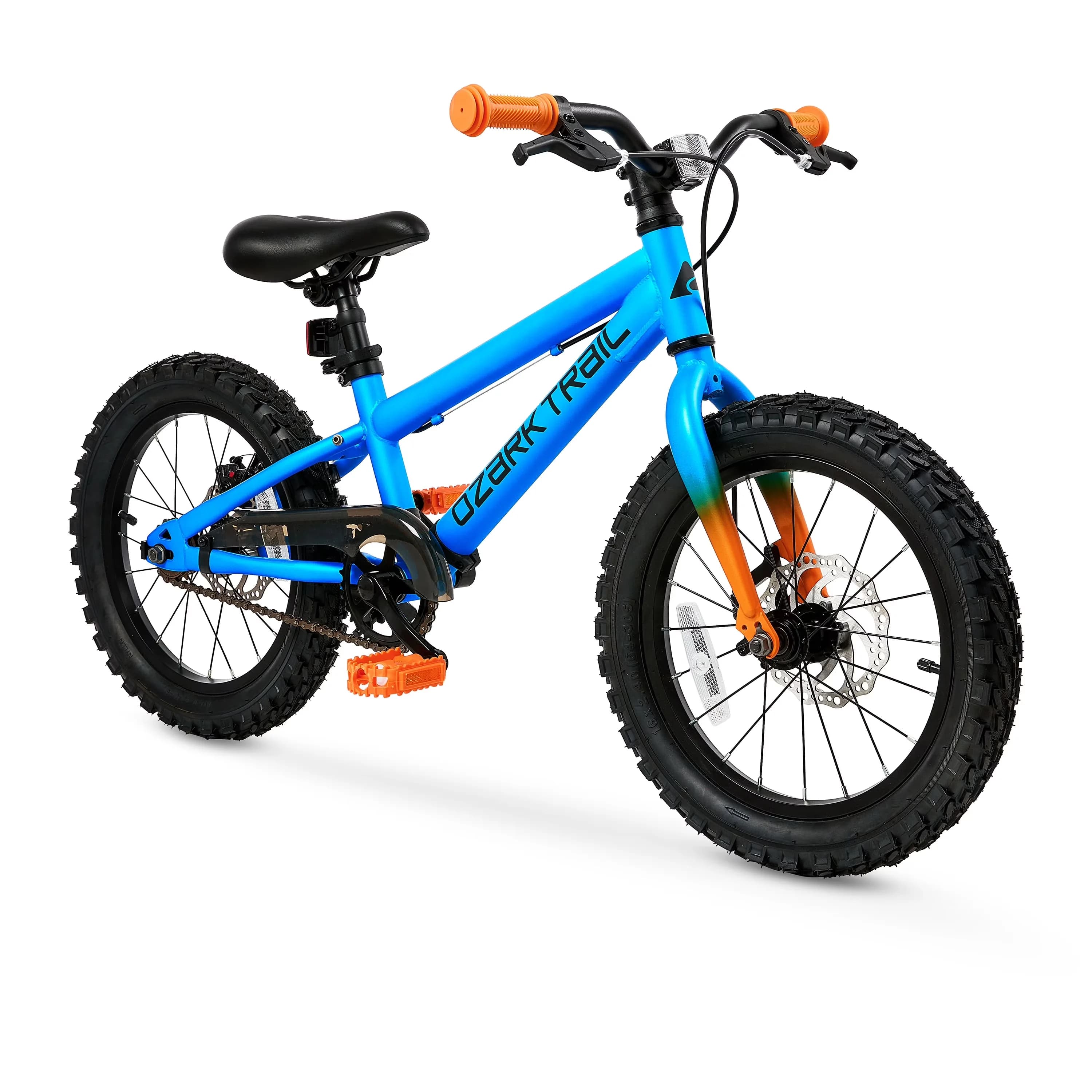 Mountain Bike Classic with Adjustable Seat, Fork: Steel Rigid, 16" M.1 Timber Kids' - Blue Model 899B21