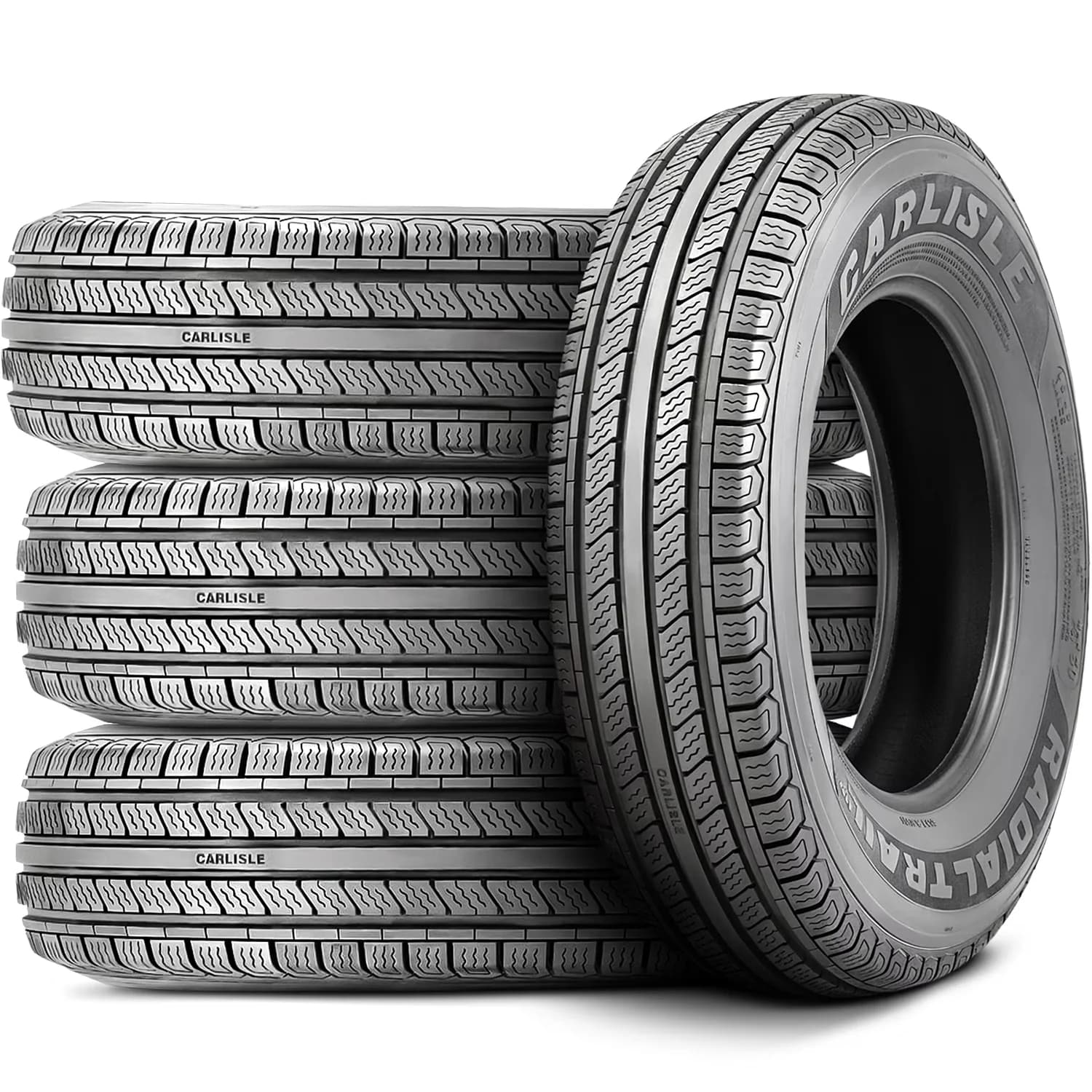 Durable Trailer Tire with All-Weather, Low Maintenance, Wet Or Dry - ST205 Model 6AD44E