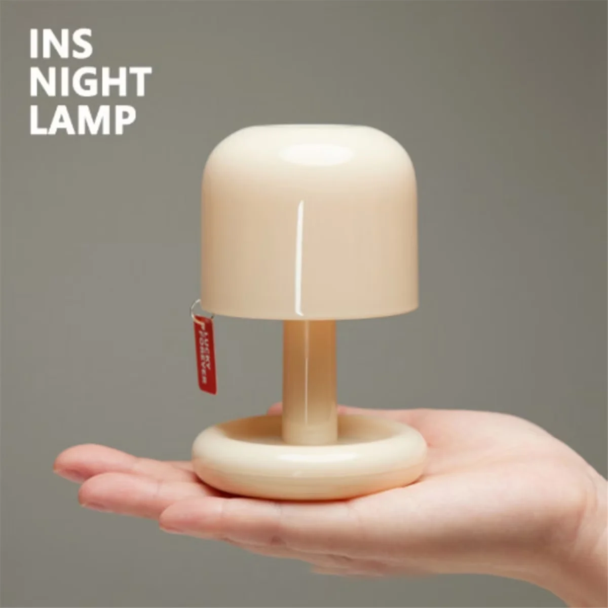 Durable Lamp Set with LED, 4. Easy installation, warm work and life, Sunset Night Light - Plastic Beige Model F3771F