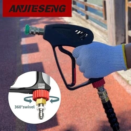 Efficient Pressure Washer with Brass & Stainless Steel, 5000 PSI Gun - Brass, Stainless Steel Model EB4580