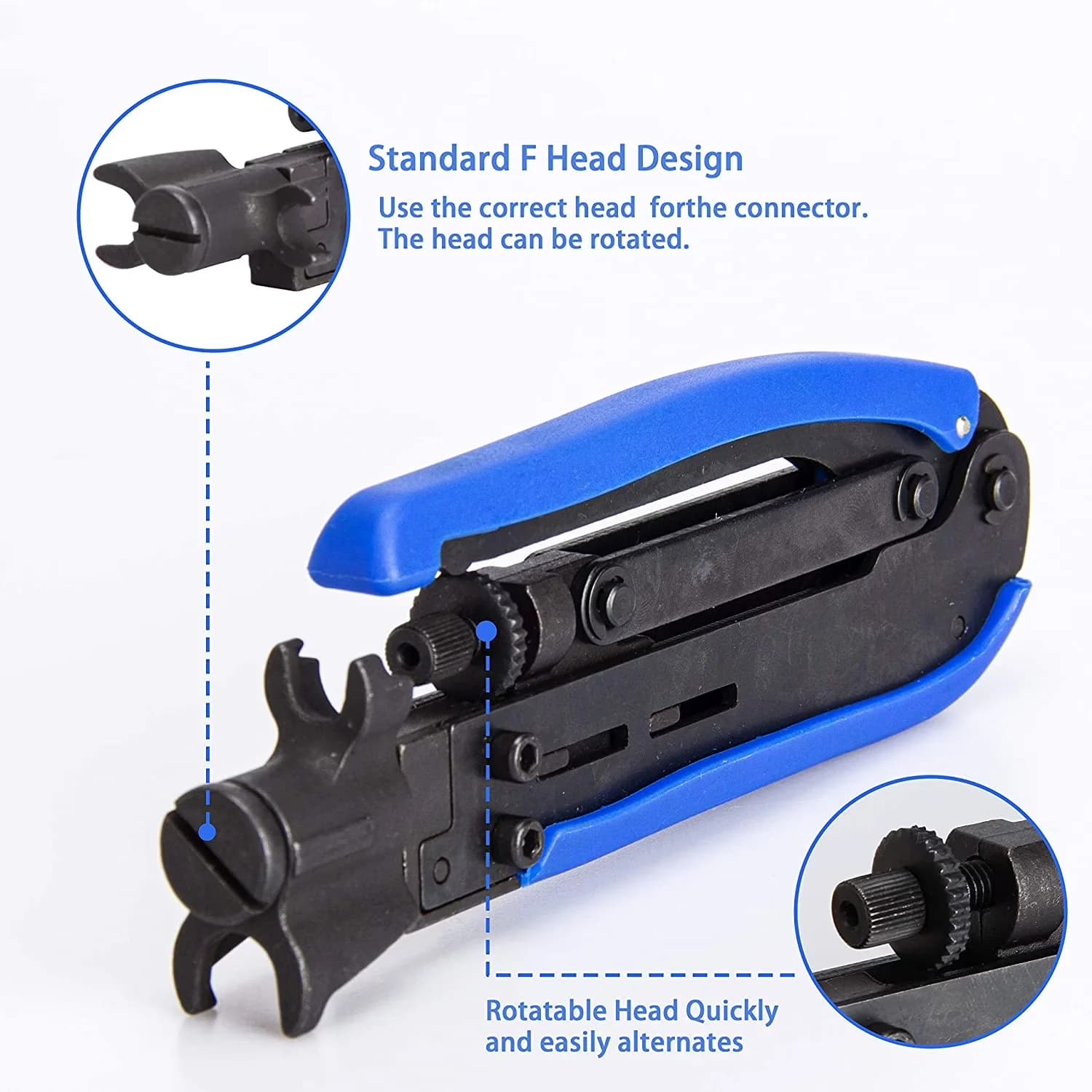 Innovative Woodworking with Adjustable, Coax Cable Crimper Kit, Adjustable Hand Tool Crimper & Stripper - Green All Sizes Model 636605