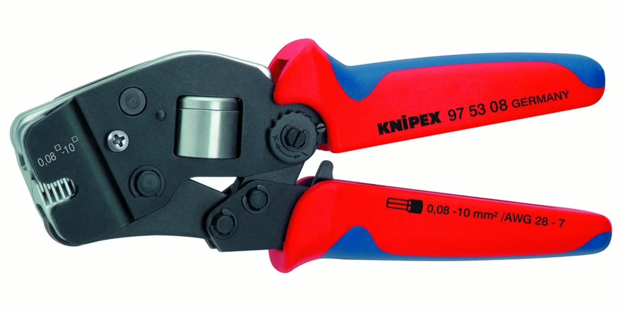 Innovative Woodworking with 97 53 08 Self-Adjusting Crimping Pliers - Blue Model DF0FD7