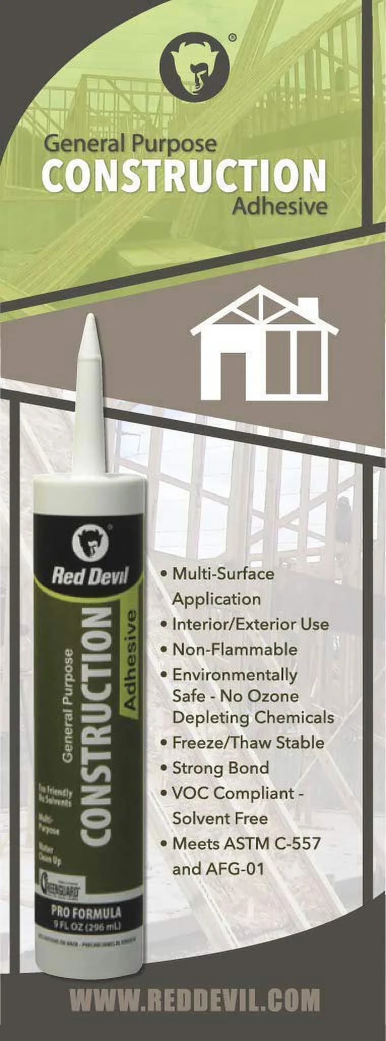 Versatile Adhesives Glues In Paint Supplies Tool with Water-Resistant, 6-Pack, 28 oz - White 28 oz Model 0CB98F