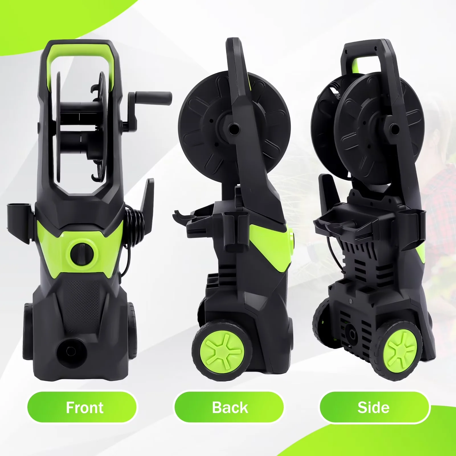 Pressure Washer Sleek with Quick Connect Tips, 5 Quick Connect Nozzles, Cars - Model CD1582