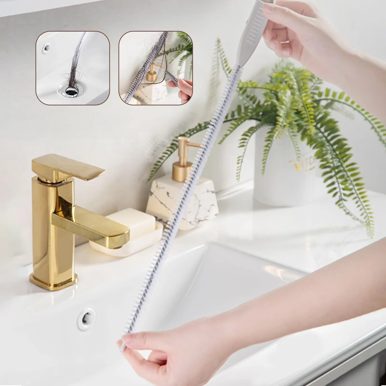 Plumbing Versatile with Easy Clean, Welcome to our store !, A good product is worth having! - White 18.5" Model 9E6ECC
