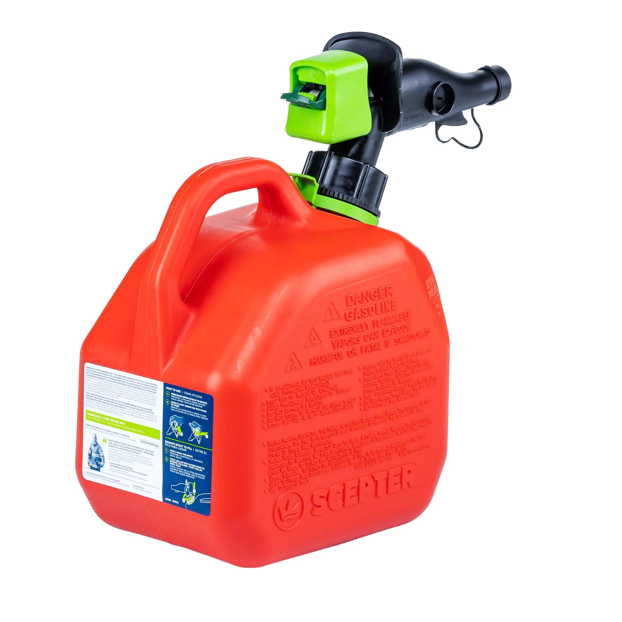 Classic Replacement Parts Accessory with For Emergency, 1 Gallon Capacity SmartControl Gas Can - Plastic Model 18A07D