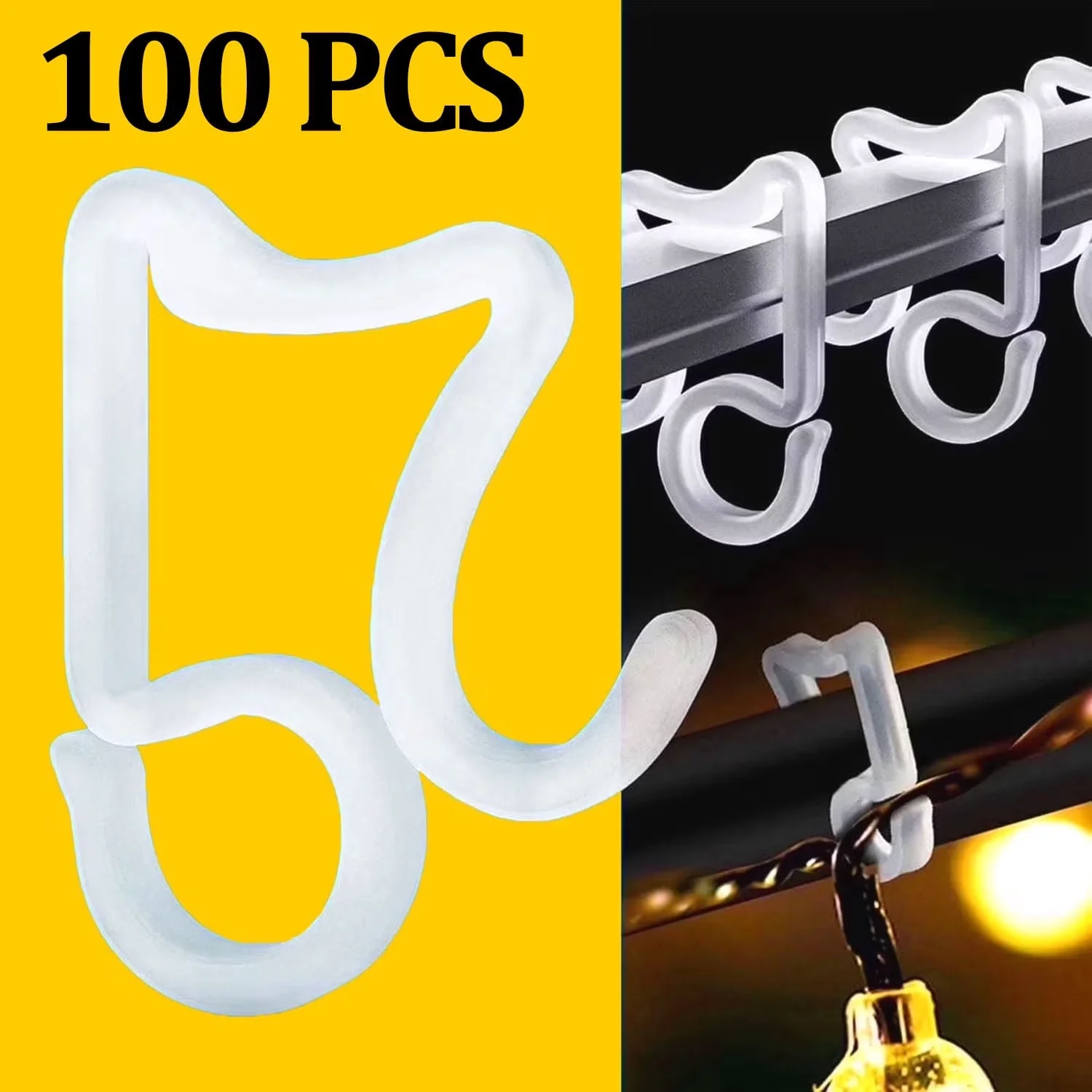Classic Fastener with Durable, DURABLE AND EASY TO INSTALL - White High Toughness Plastic for Outdoor Model D8F20B